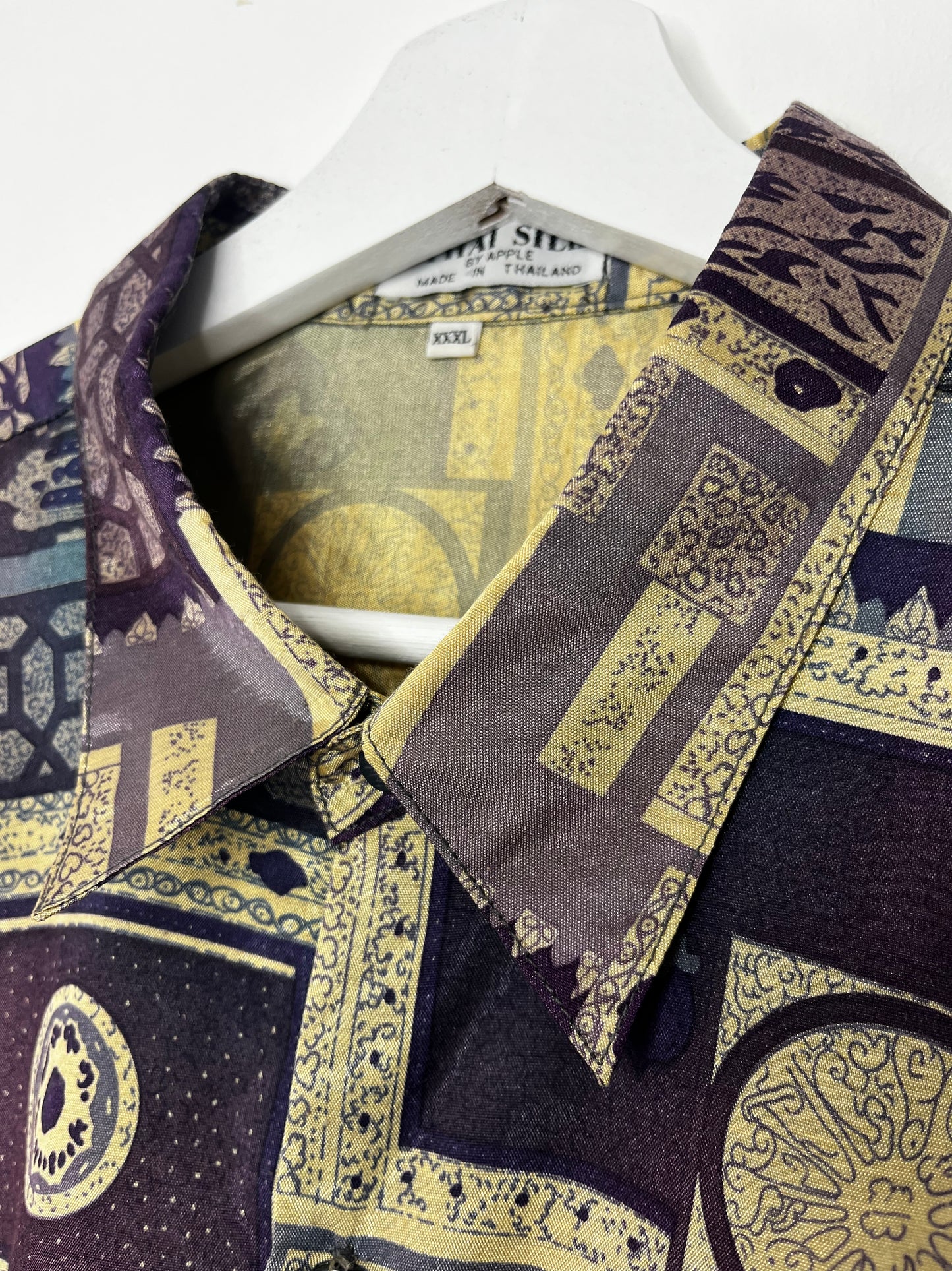 Thai Silk Purple Vintage Shirt