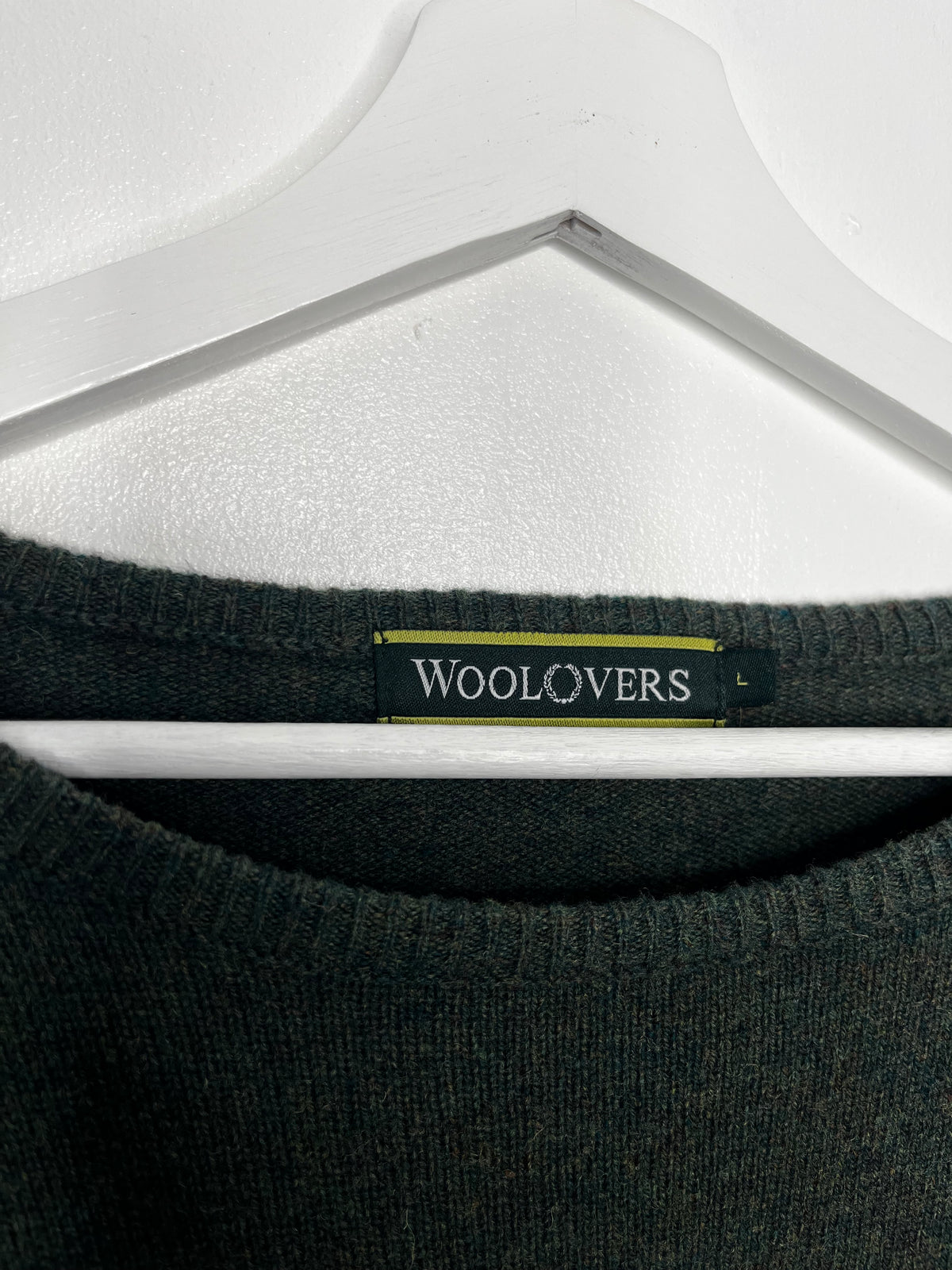 Forest Green Woolover Vintage Jumper