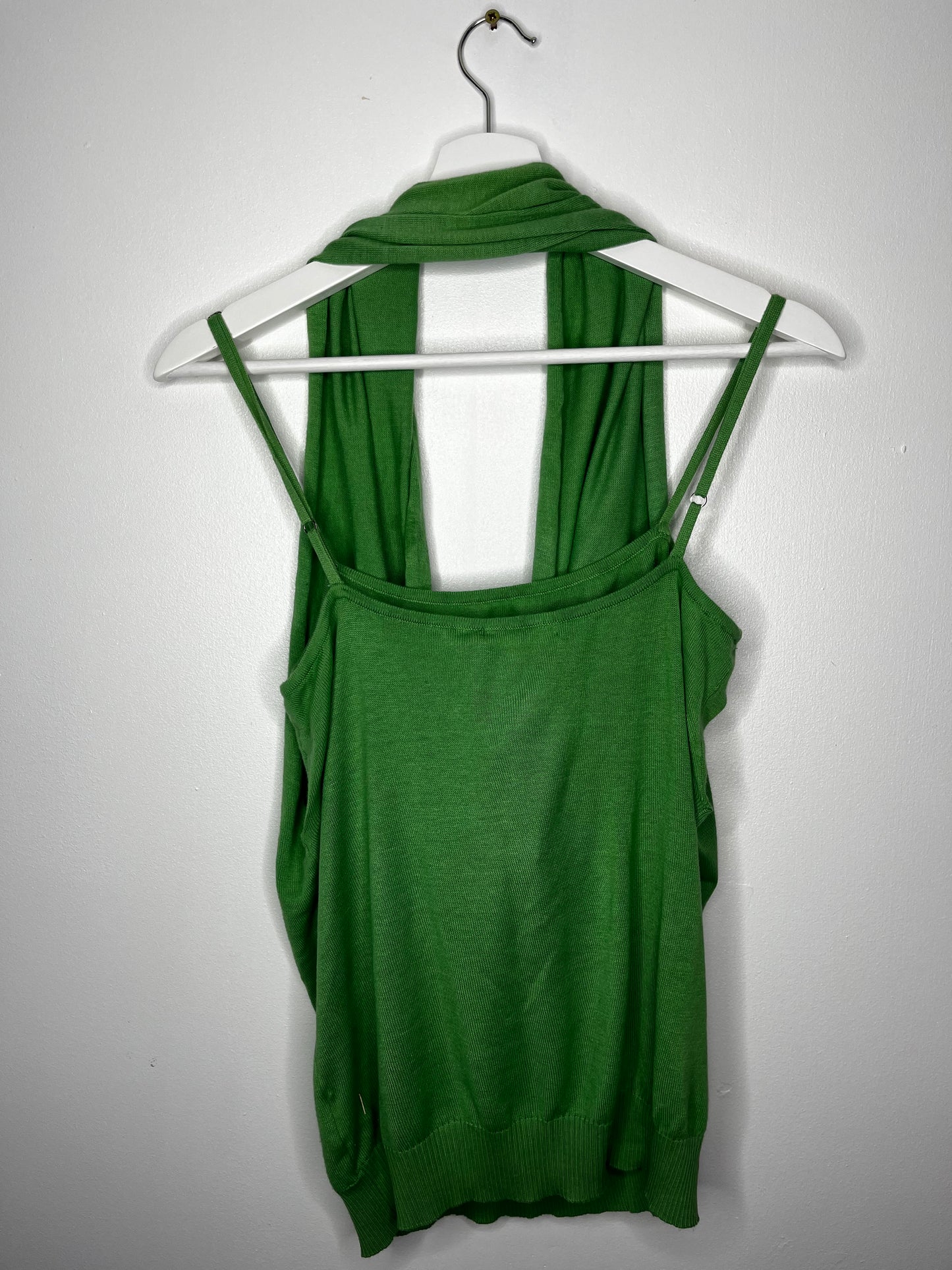 Y2k Green River Island Strap Top