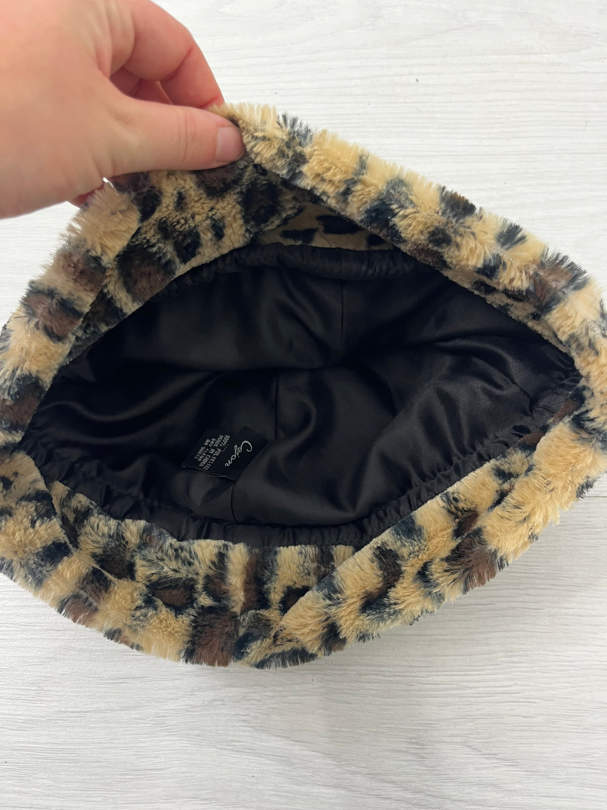 Faux Fur Animal Print Vintage Autumn Hat
