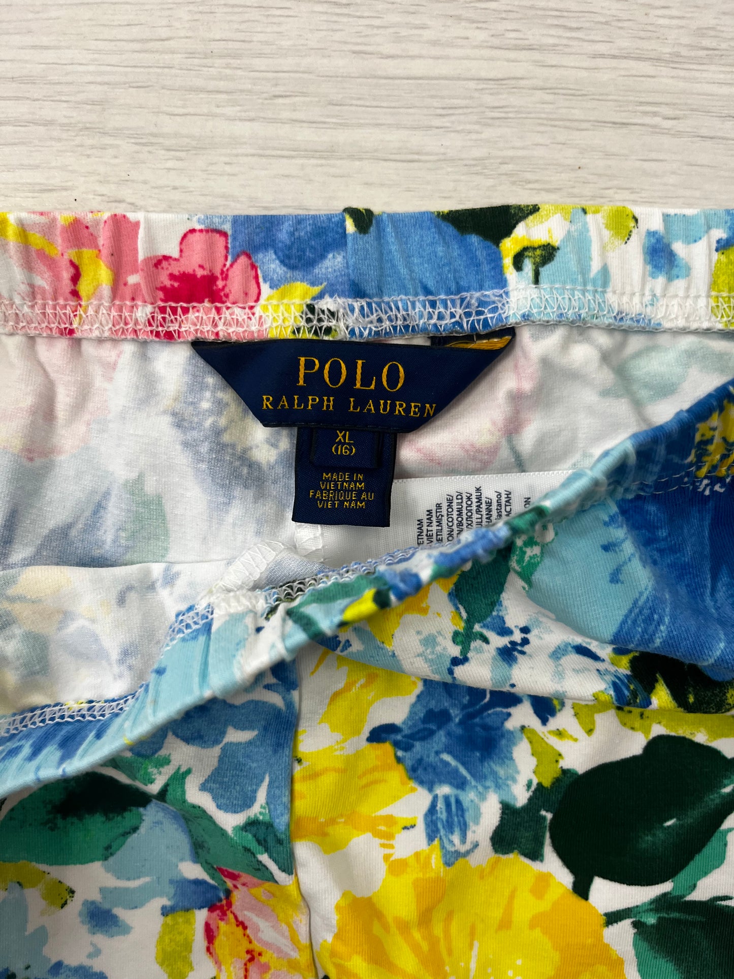 Colourful floral vintage Ralph Lauren leggings