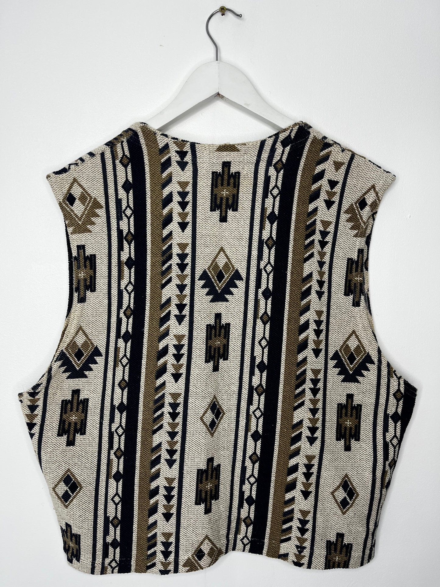 Textured Aztec True Vintage Waistcoat