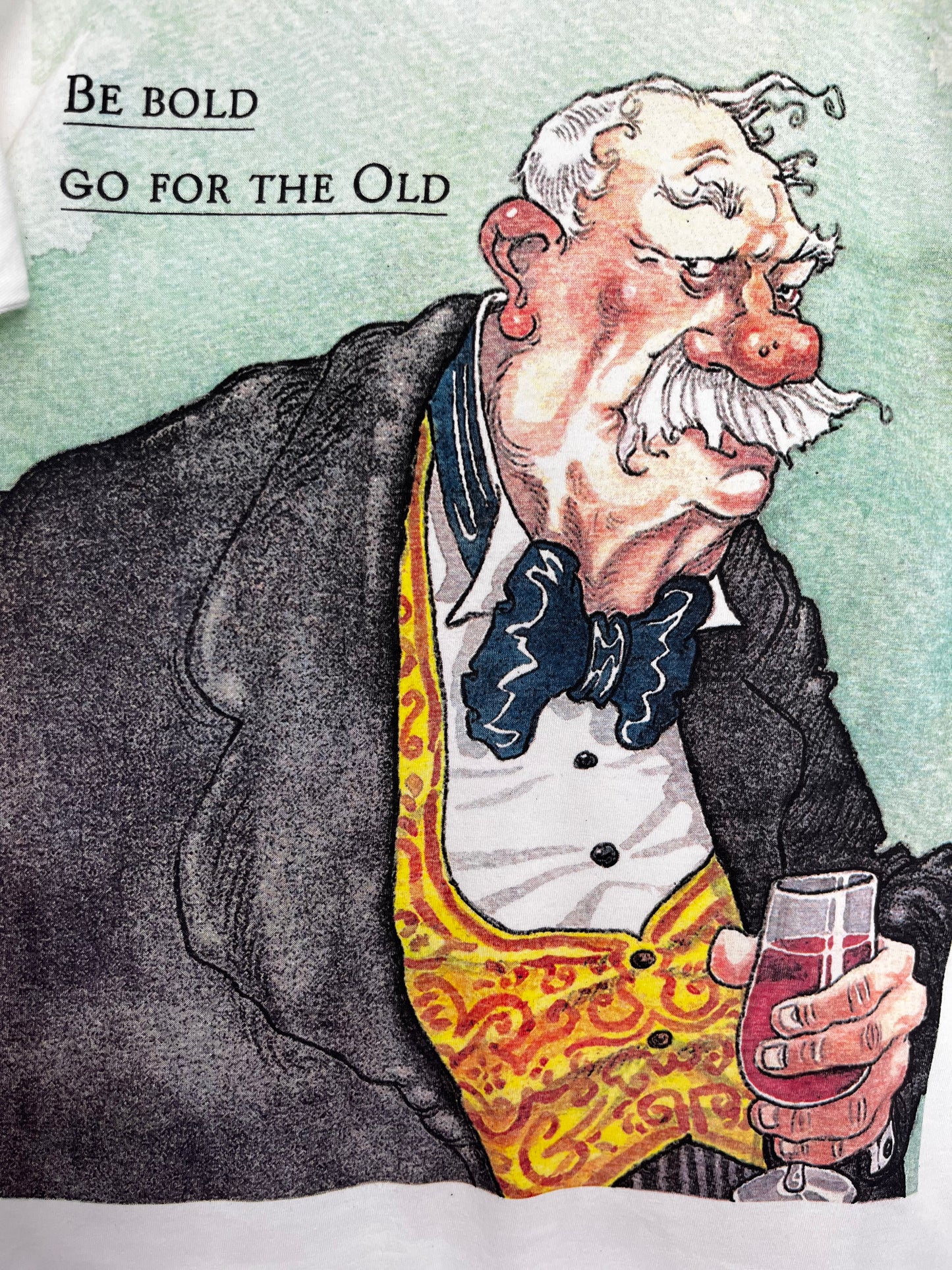 True Vintage “Old Git” 100% Cotton Picture T-Shirt
