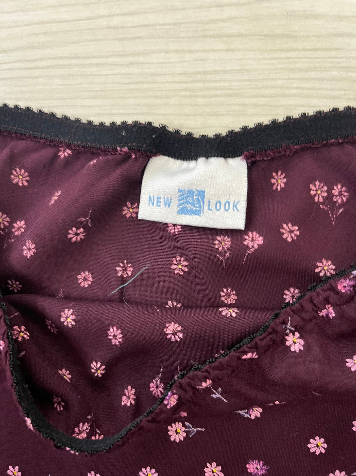 Purple Floral Y2k New Look Midi Skirt