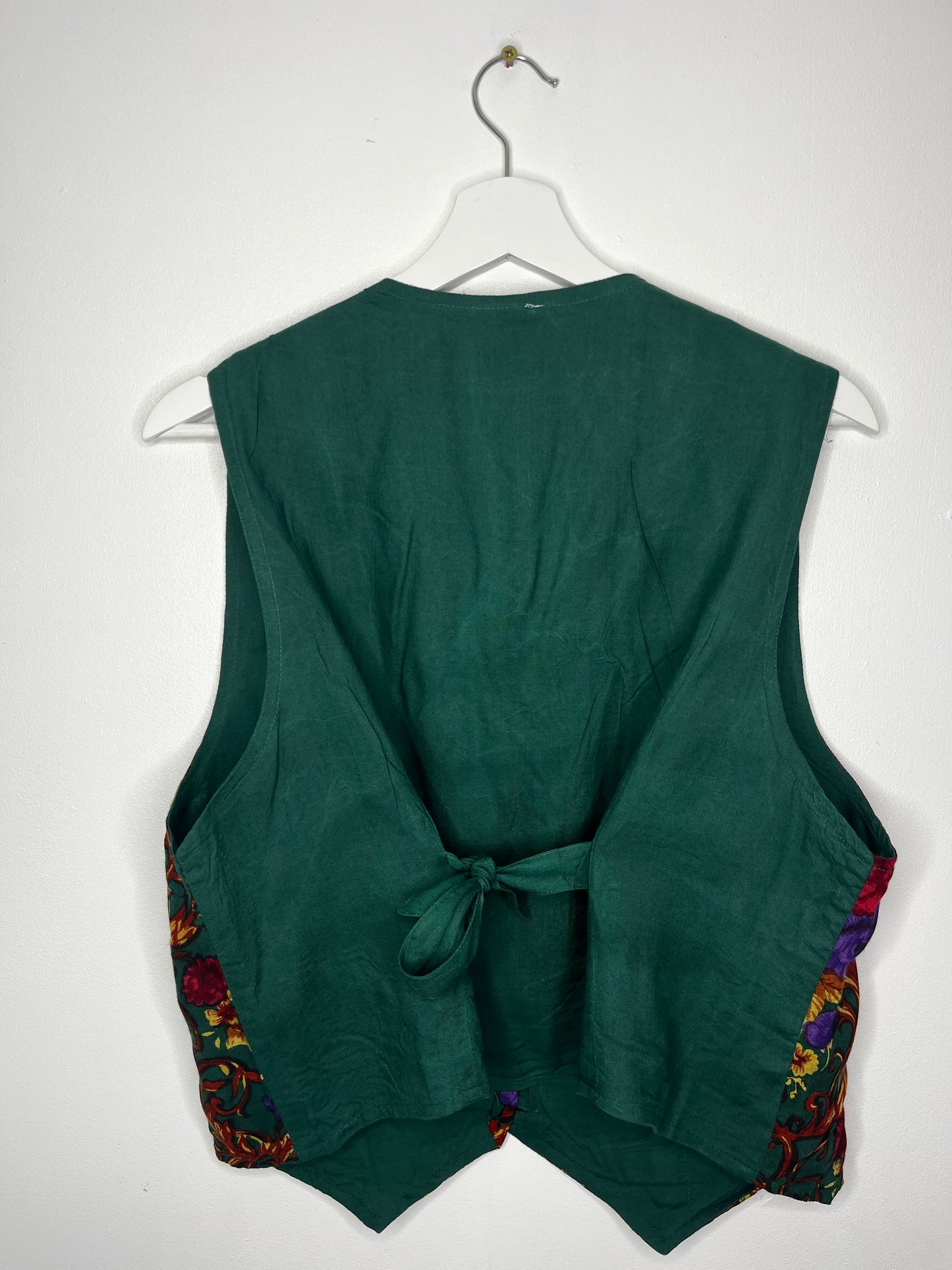 Green Floral True Vintage Waistcoat
