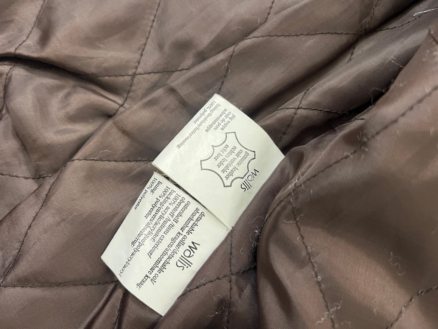 True Vintage Brown Leather Box Fit Jacket