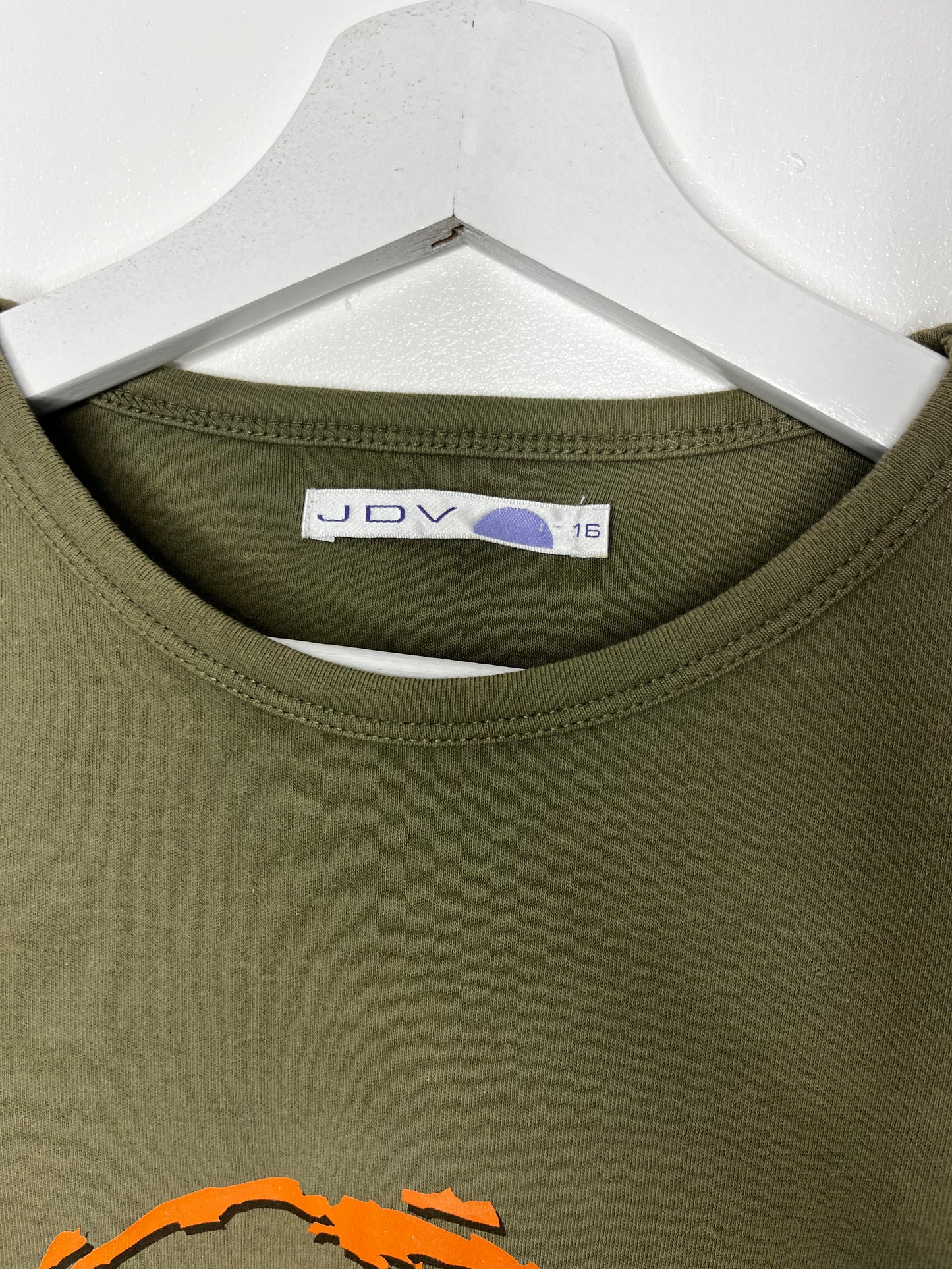 Y2k Khaki Slogan T-Shirt