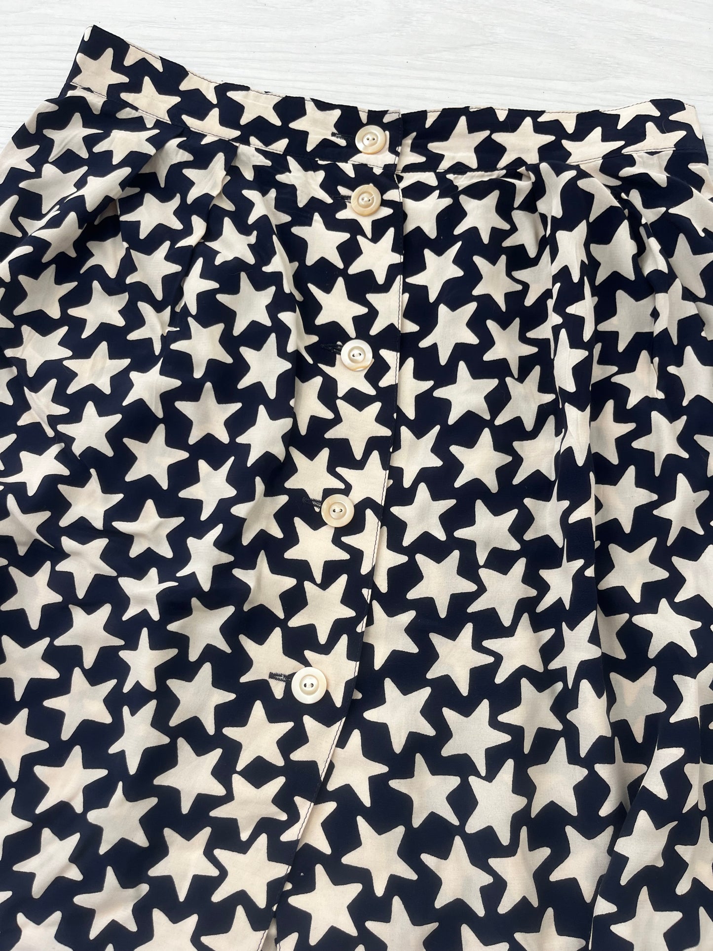 Highwaisted Star Print Vintage Skirt