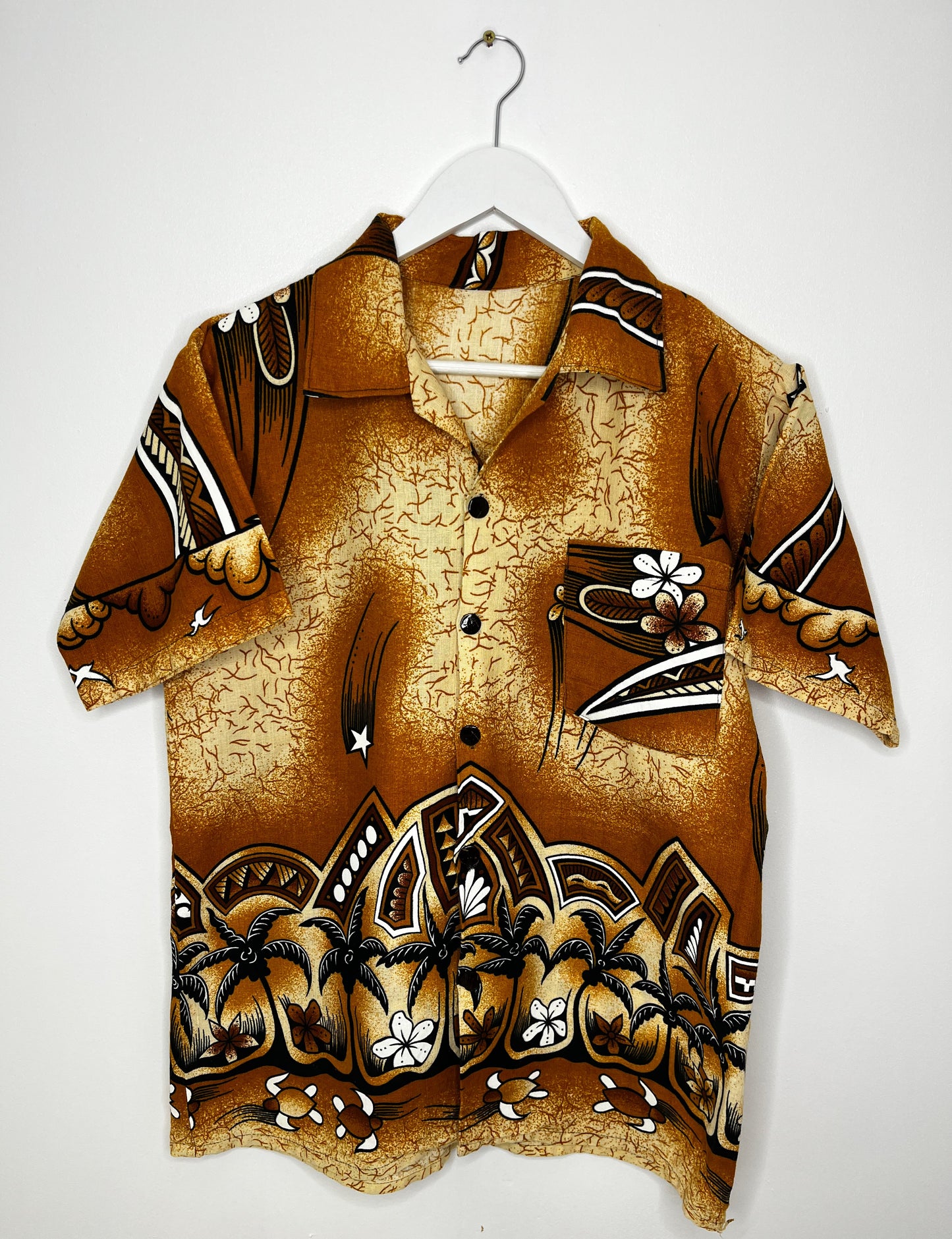 Brown Hawaiian Shirt