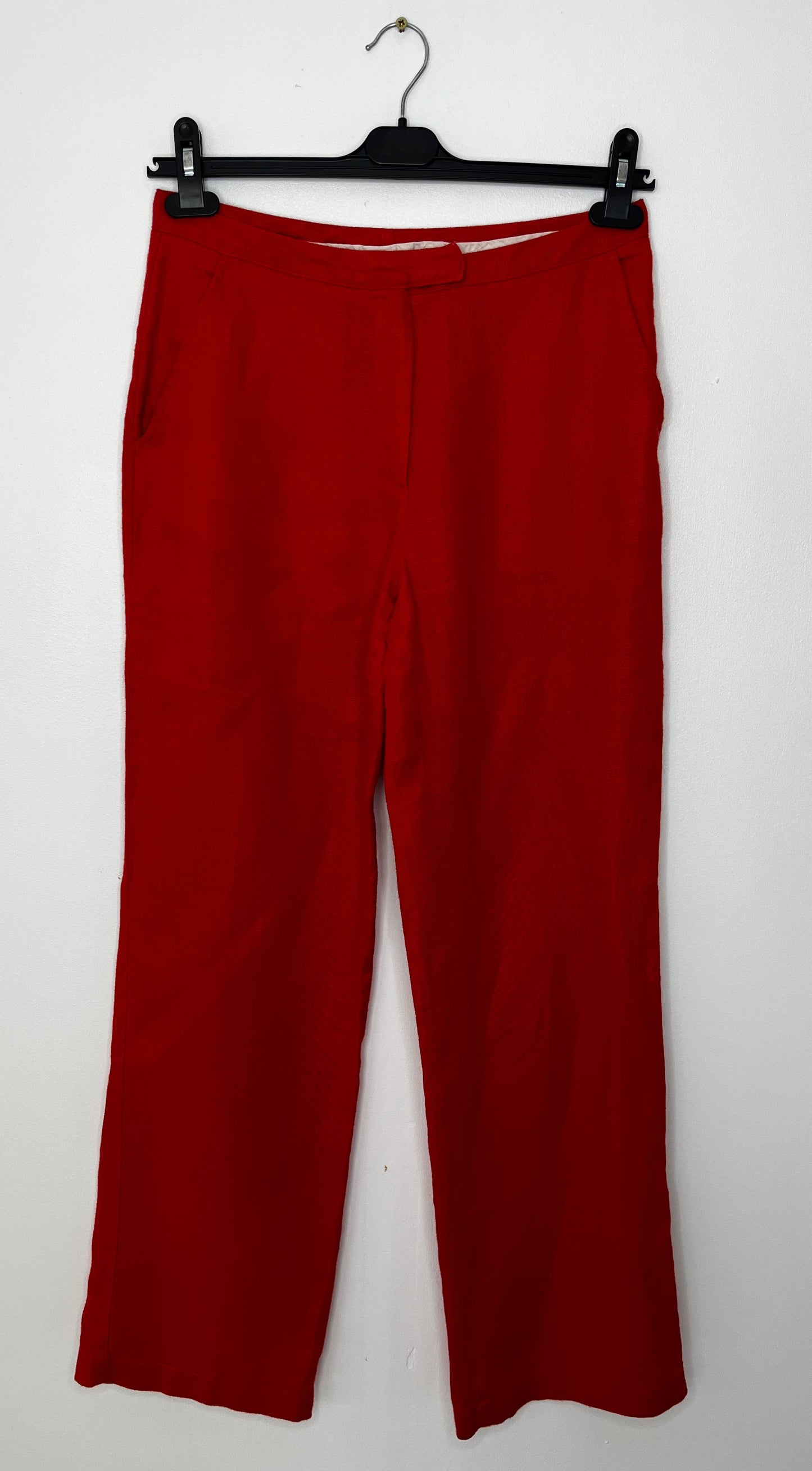 UCOB Red Linen Trousers