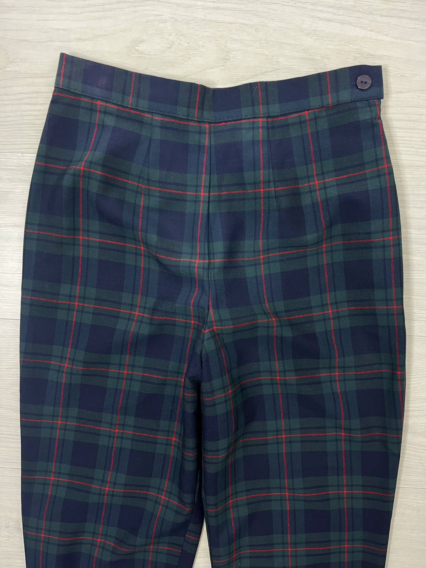 Highwaisted Plaid Vintage Trousers