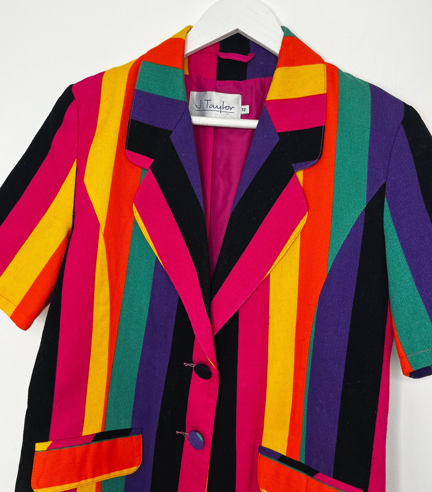 Colourful Stripe Vintage Jacket
