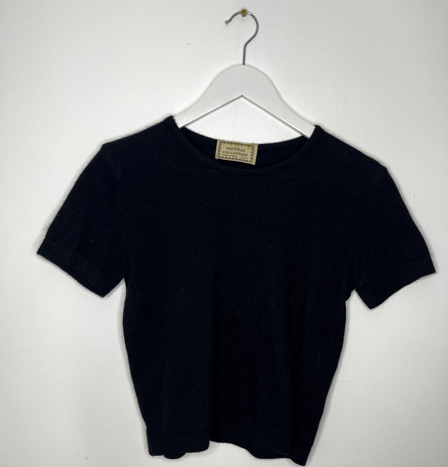Italian Wool Black Light Jumper
