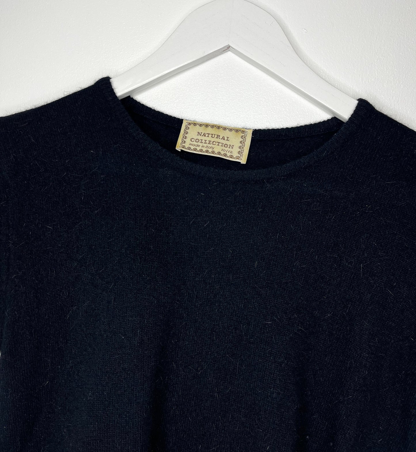 Italian Wool Black Light Jumper