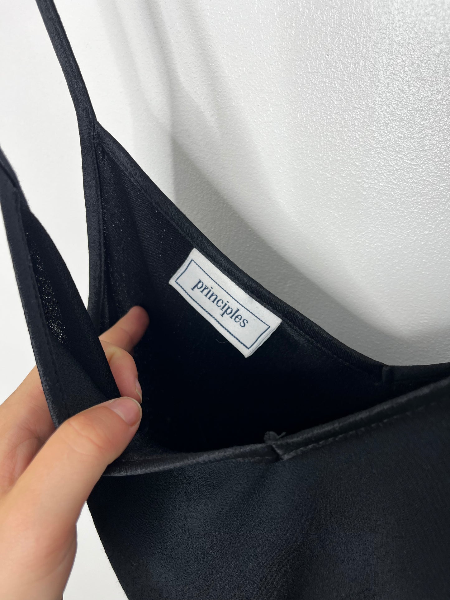 90s Black Spaghetti Strap Every Day Dress