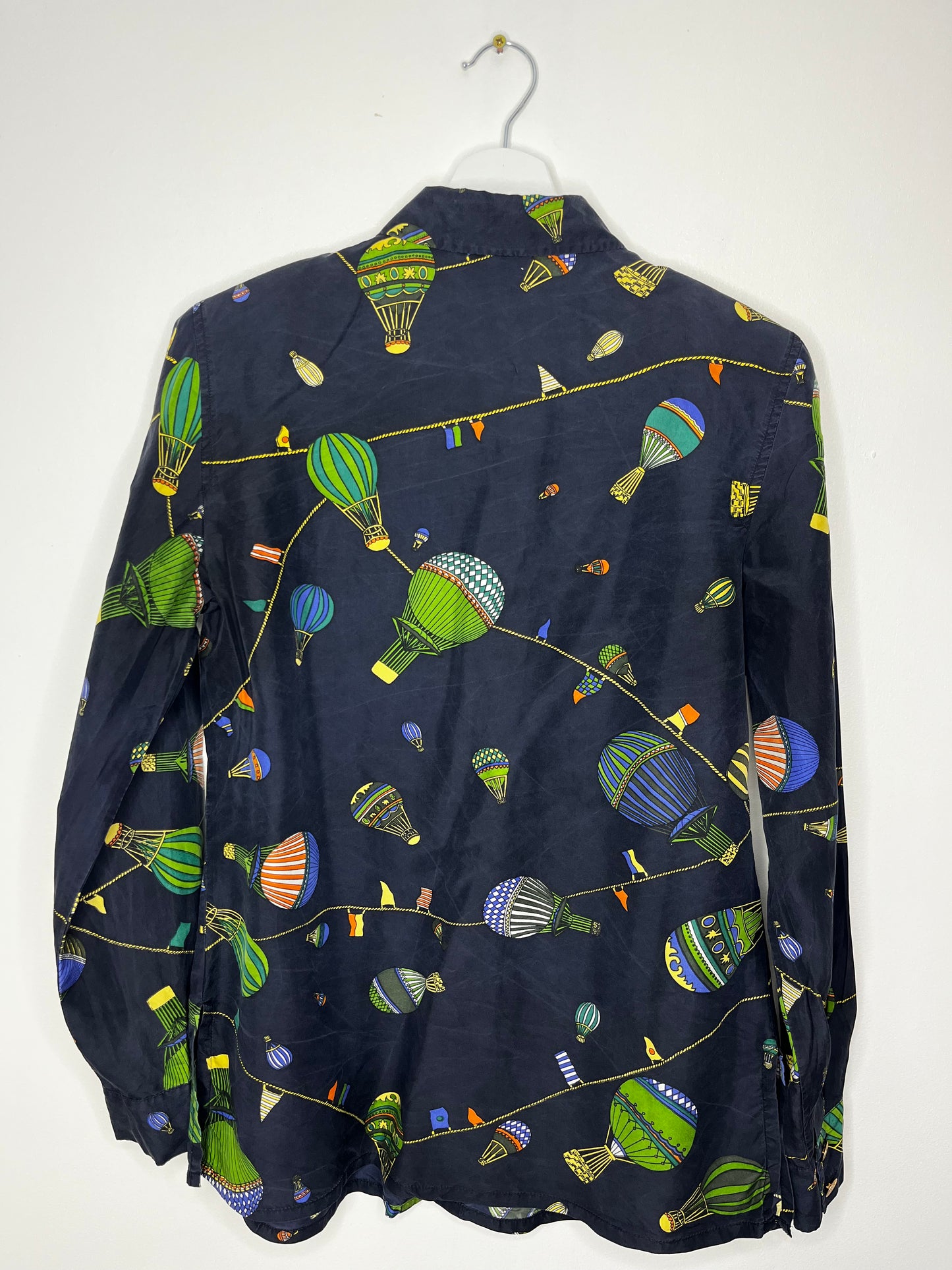 Hot air Balloon Silk Vintage Shirt