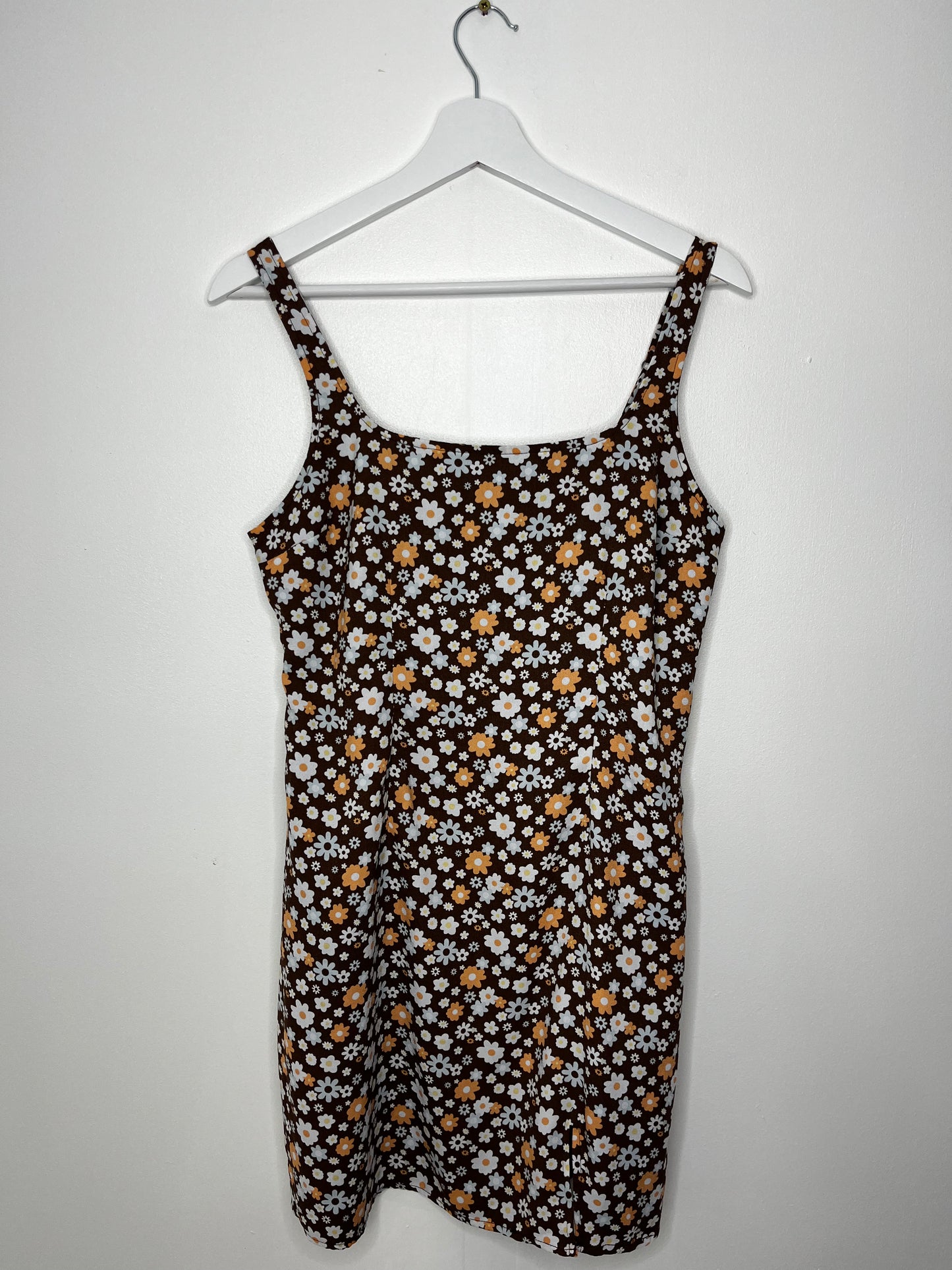 Brown Floral Hollister Dress