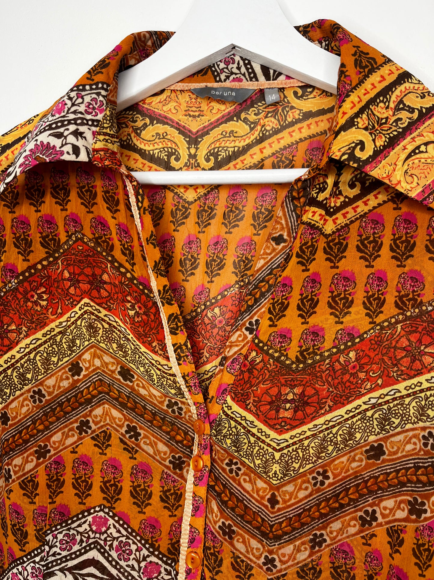 Semi Sheer Bohemian Blouse