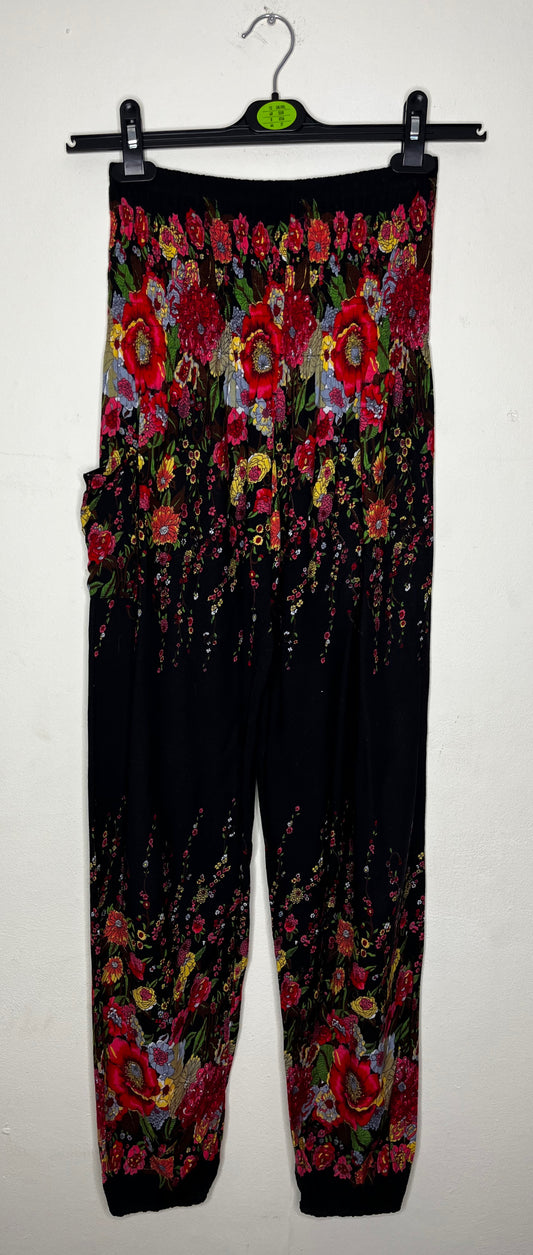 Highwaisted Floral Festival Trousers