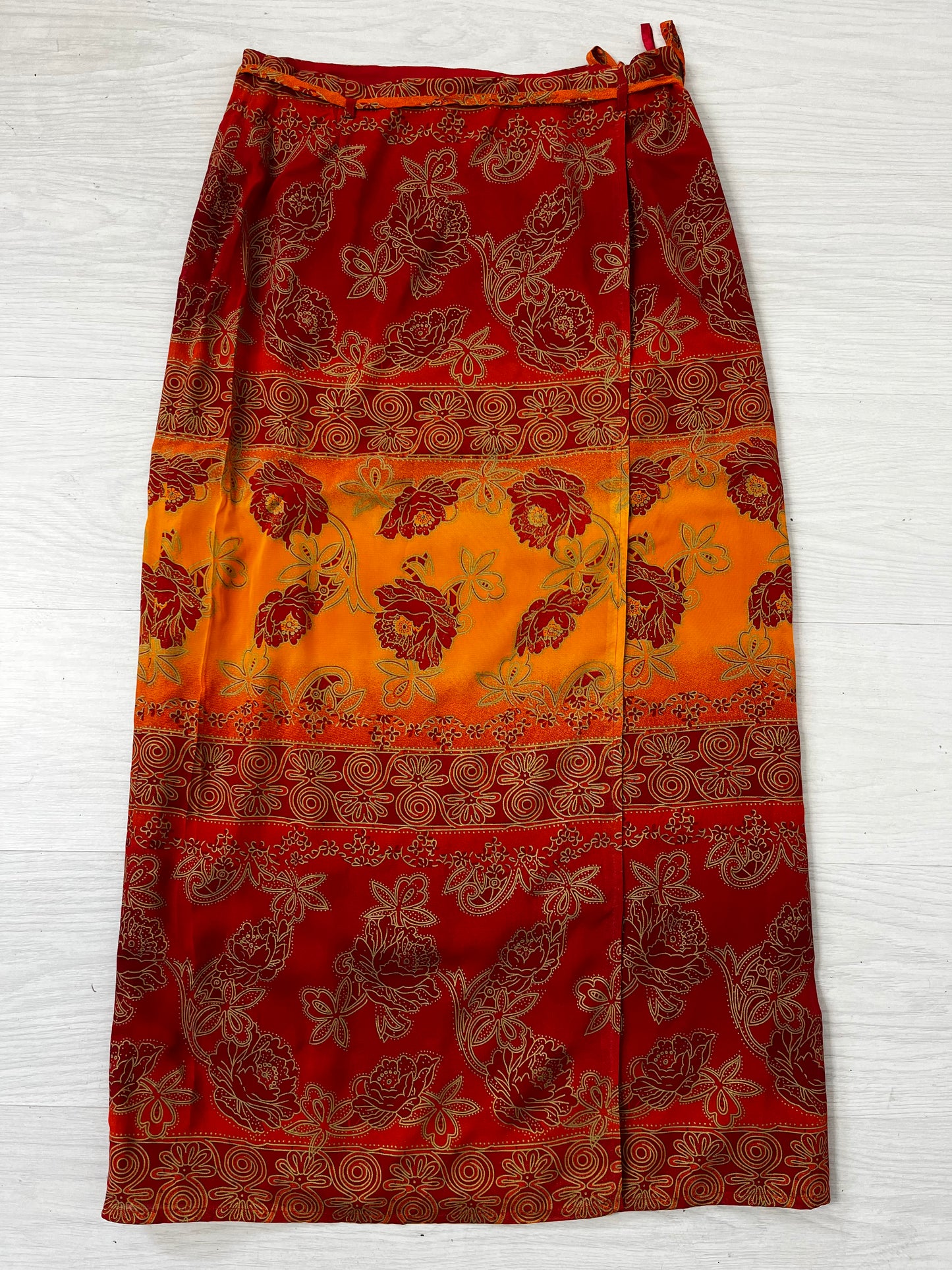 Highwaisted Sunset Vintage Wrap Skirt