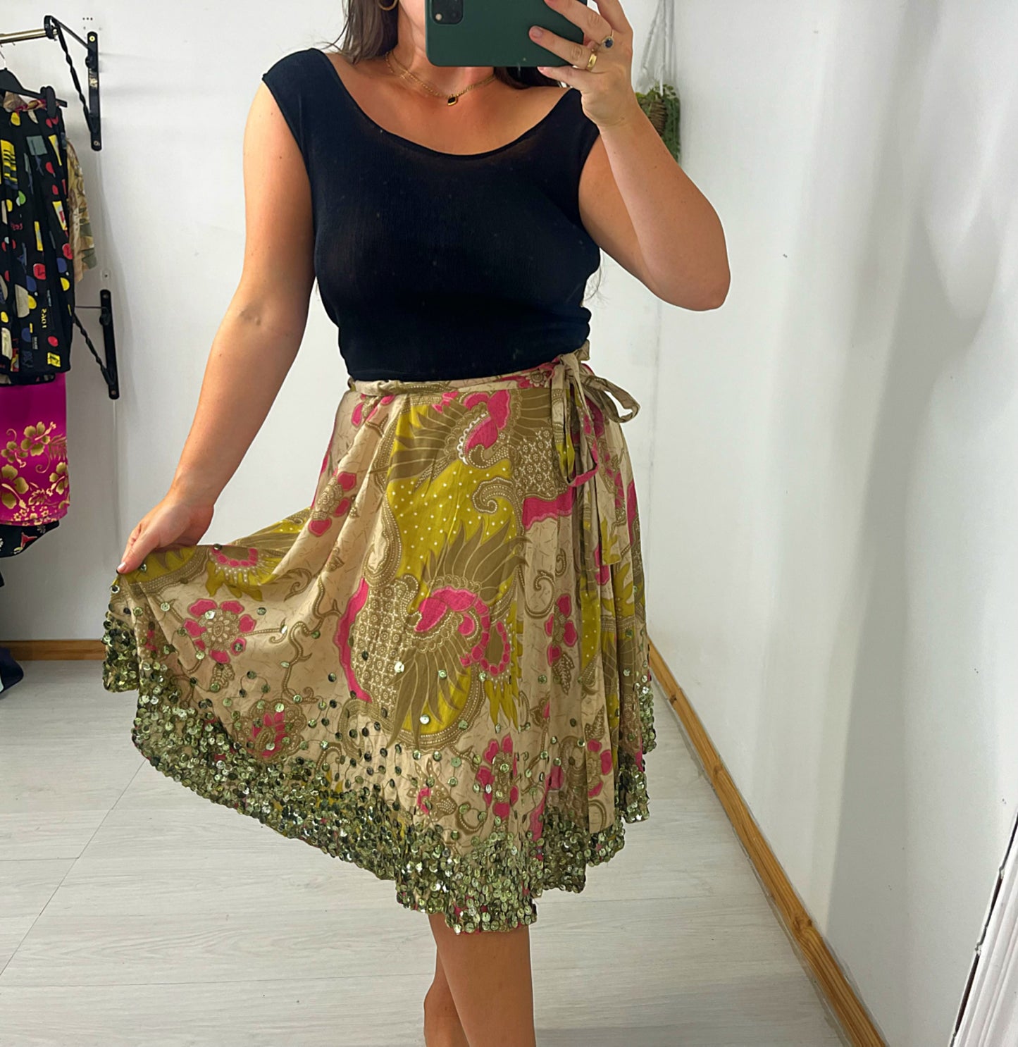 Fairycore Sequin Bottom Skirt