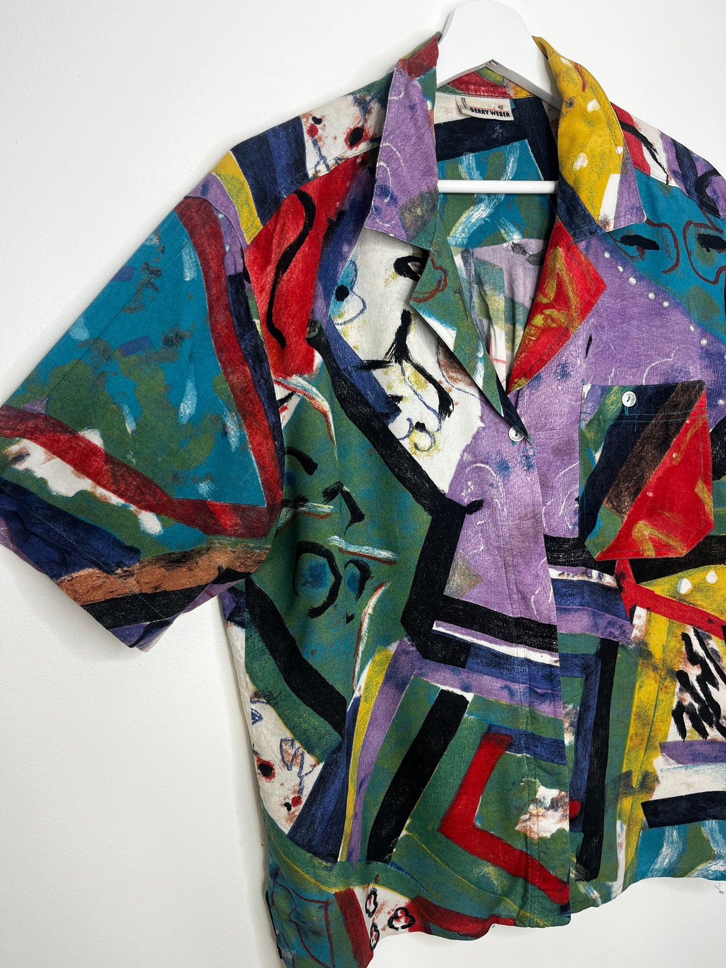 Vintage 90s Colourful Abstract Shirt