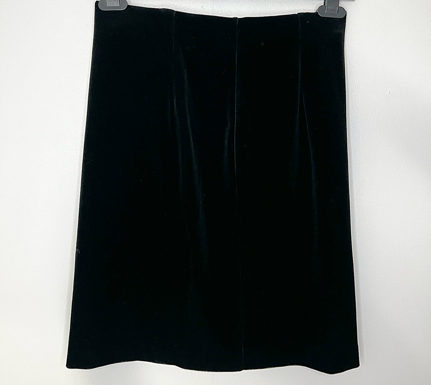 Black Velvet Skirt