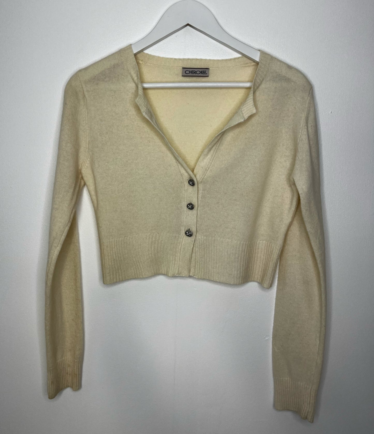 Short Cream Cardigan