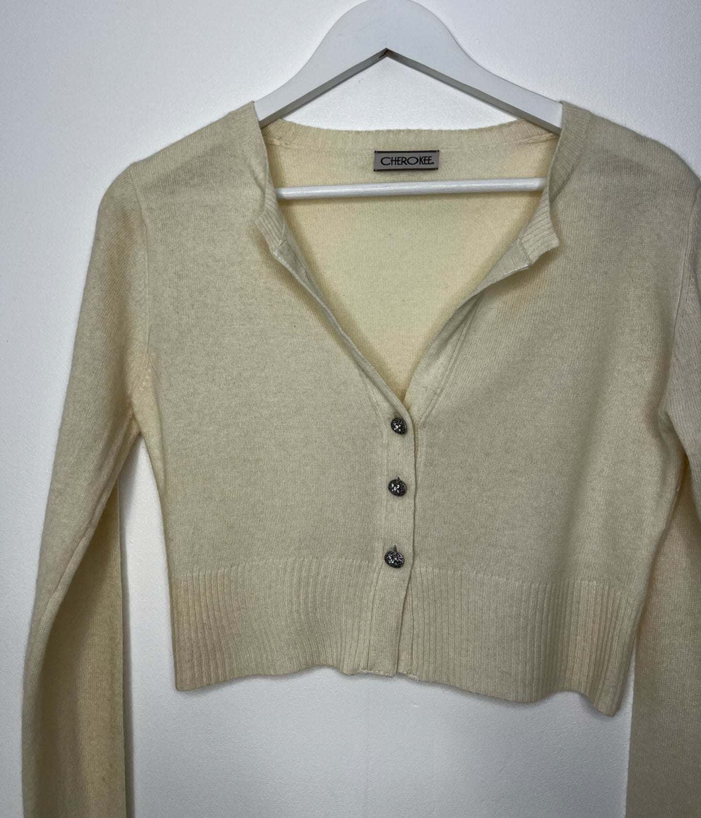 Short Cream Cardigan