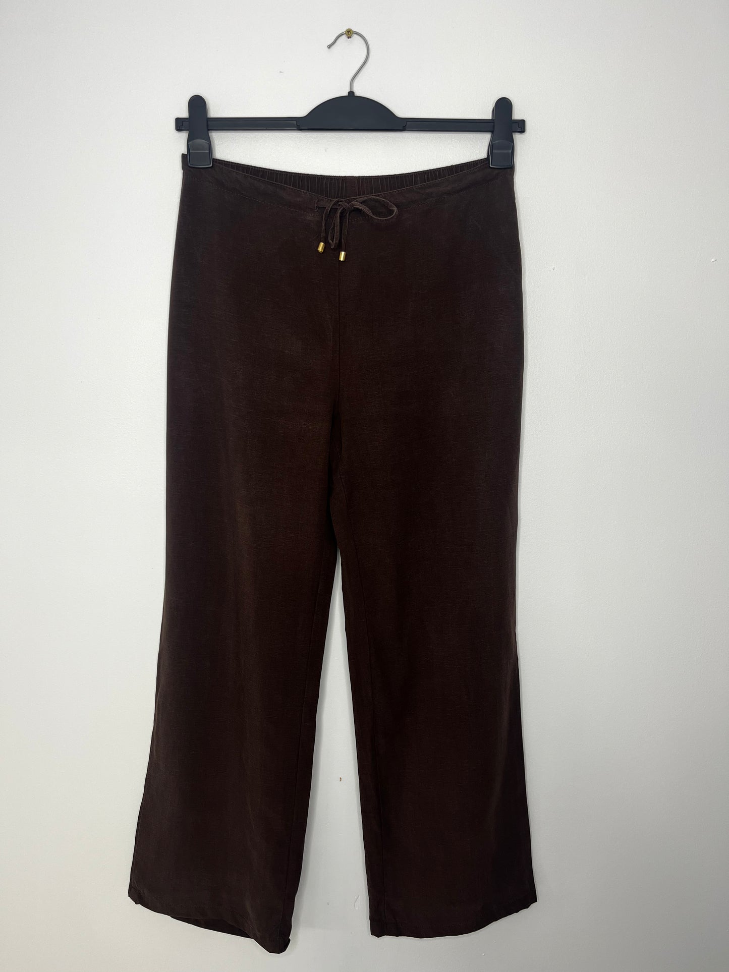 Highwaisted Brown Casual Vintage Trousers
