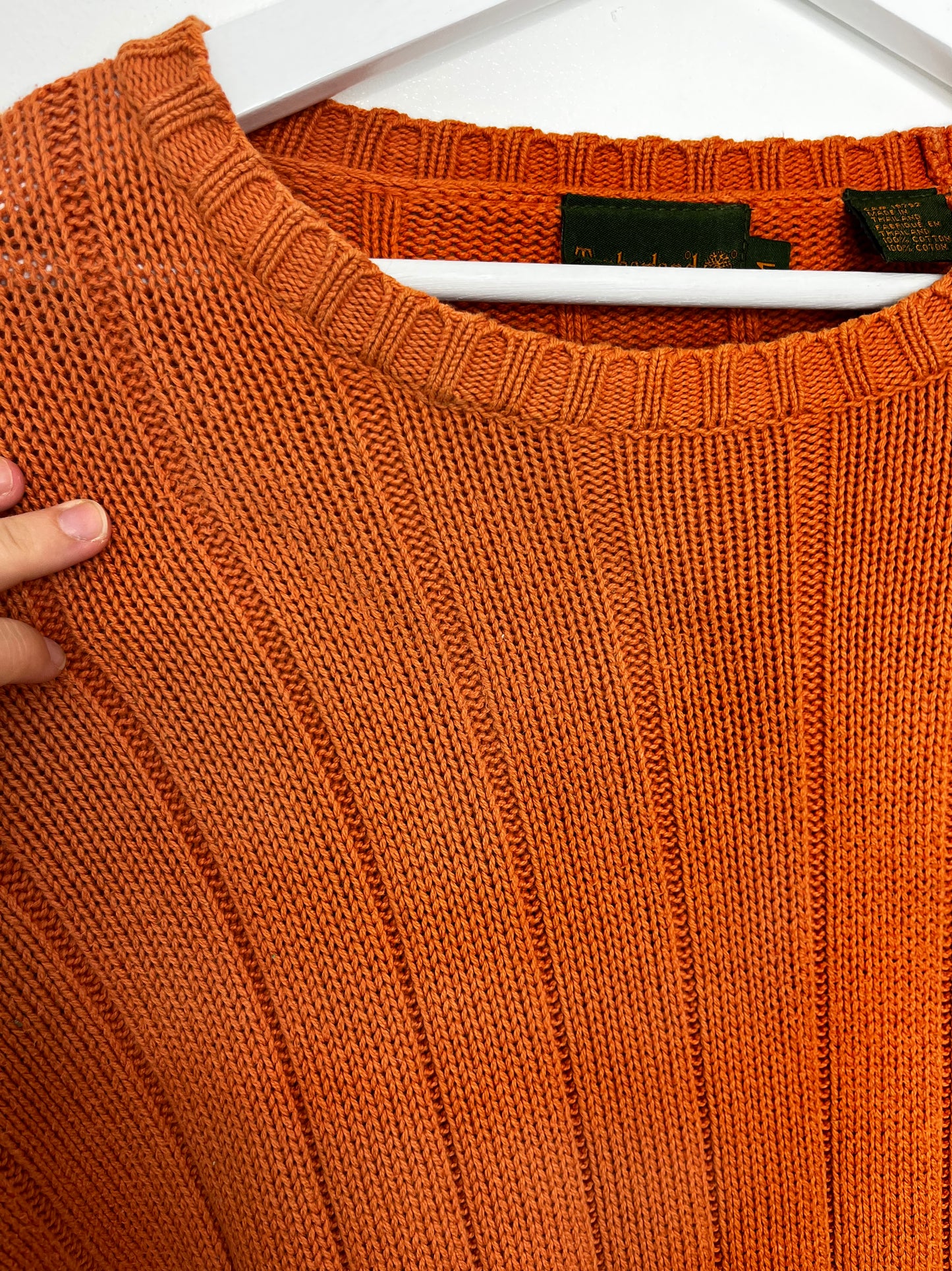 Orange Vintage Timberland Jumper