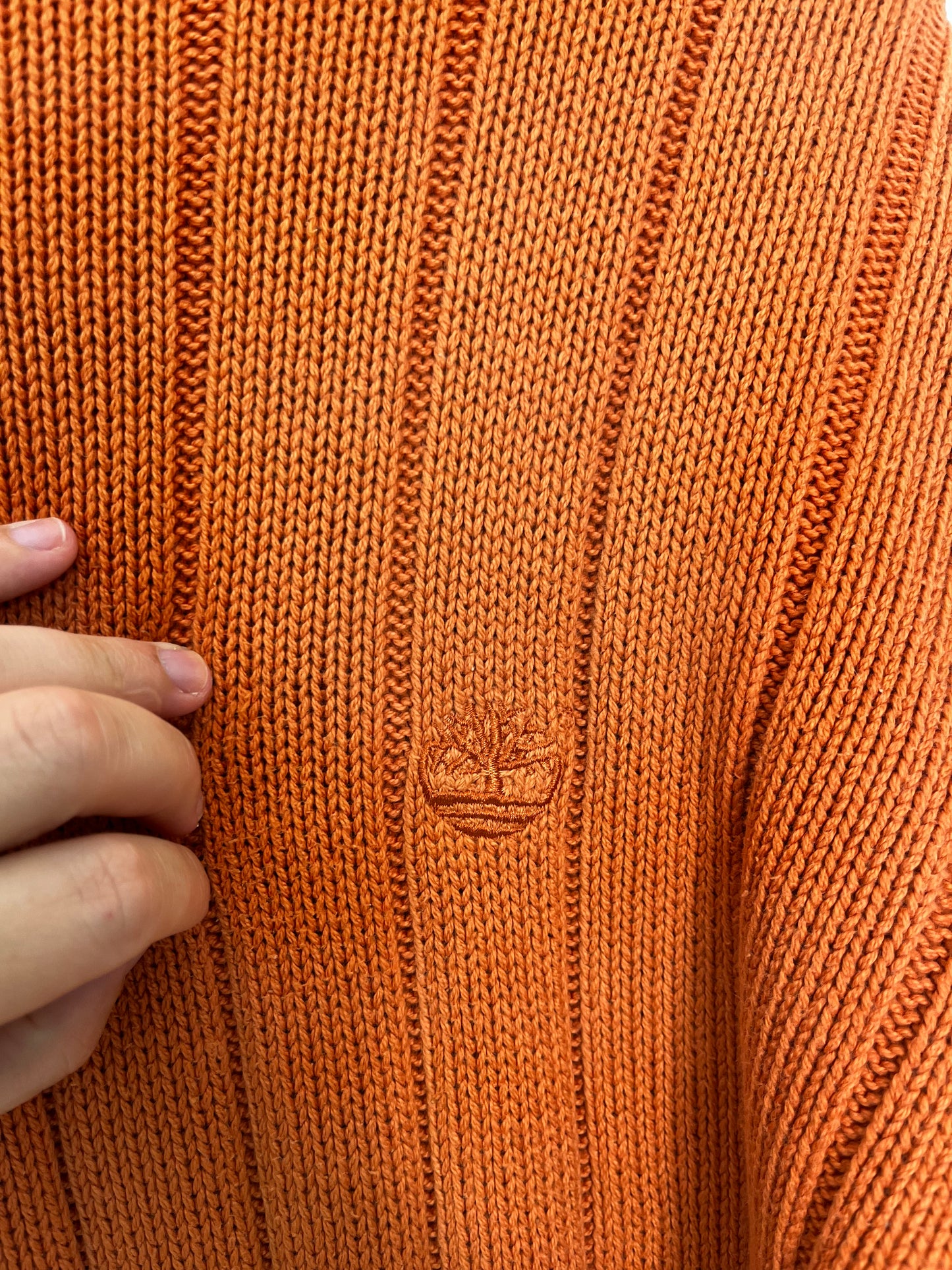 Orange Vintage Timberland Jumper