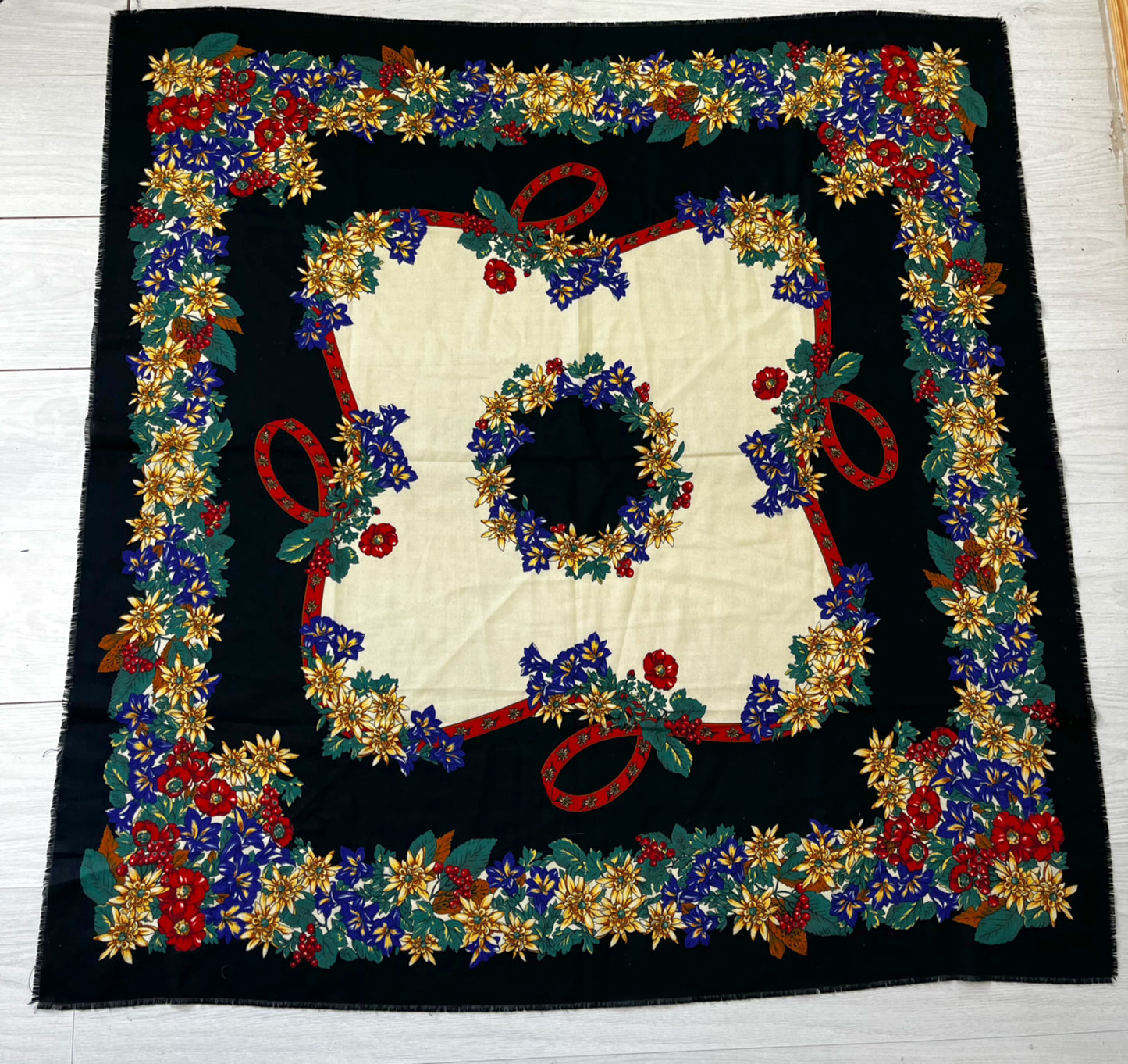 True Vintage Autumnal Scarf Shawl