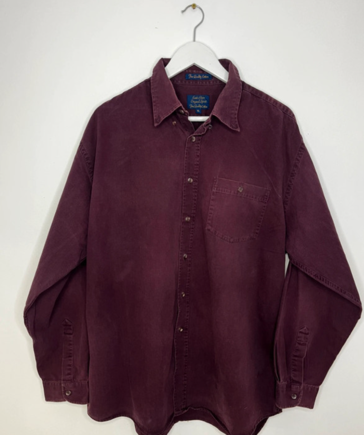 Thick Cotton Plum Vintage Shirt