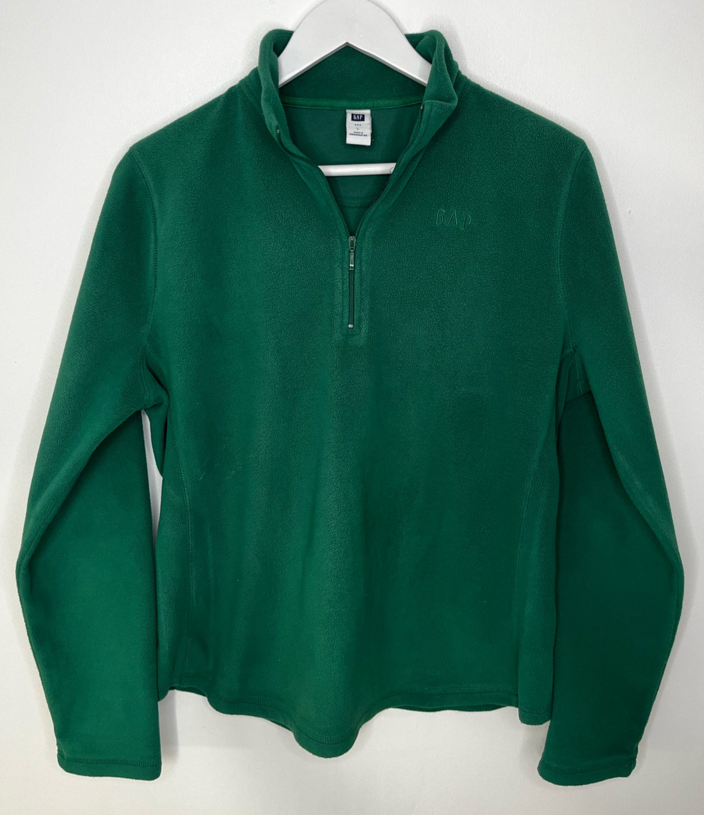 Green GAP Quarter Zip Fleece