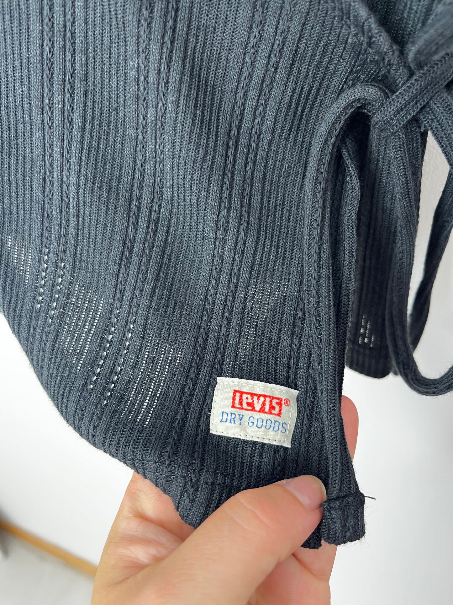 Black Levi’s Wrap Top