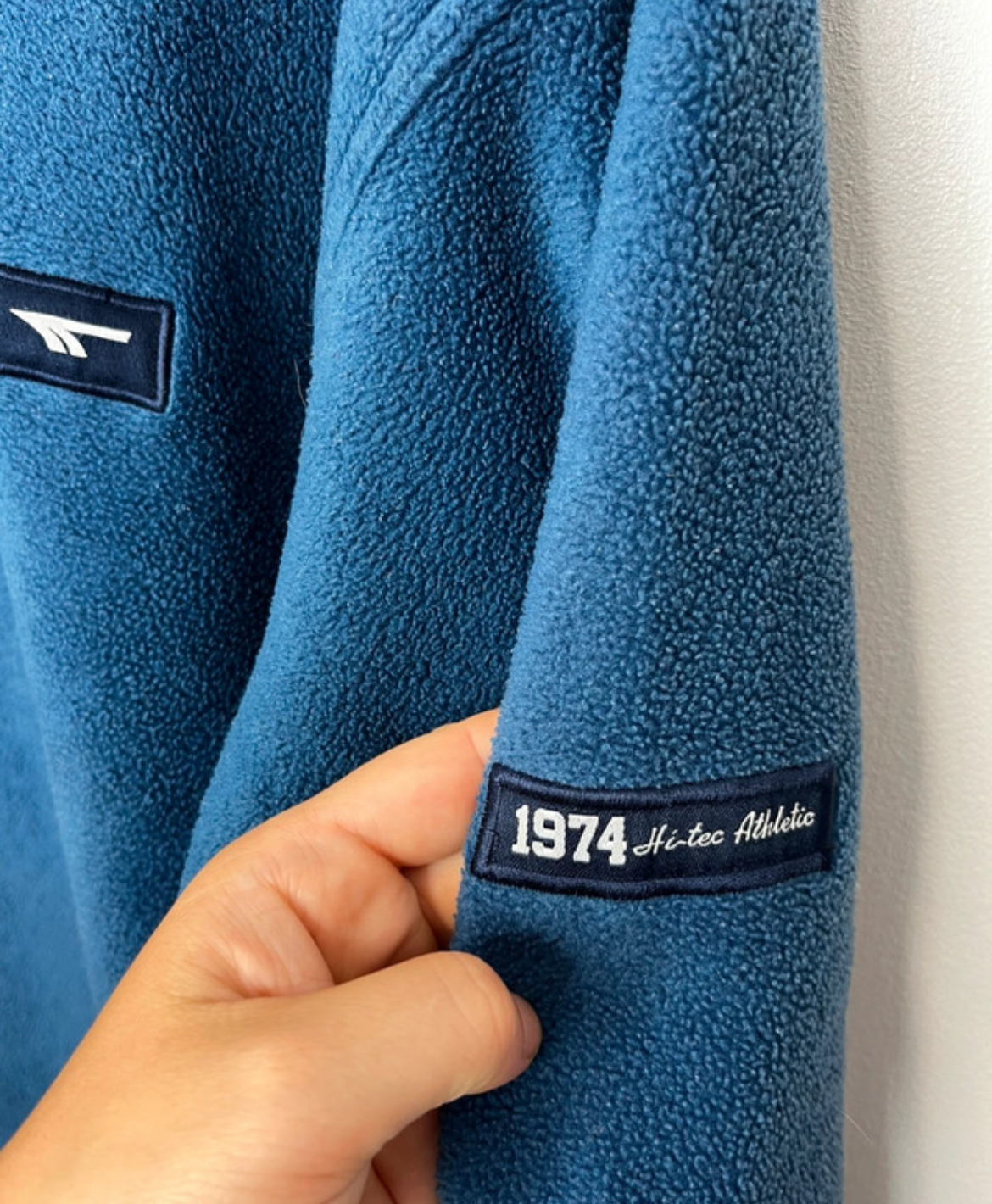 Blue vintage HI-TEC Fleece Jumper