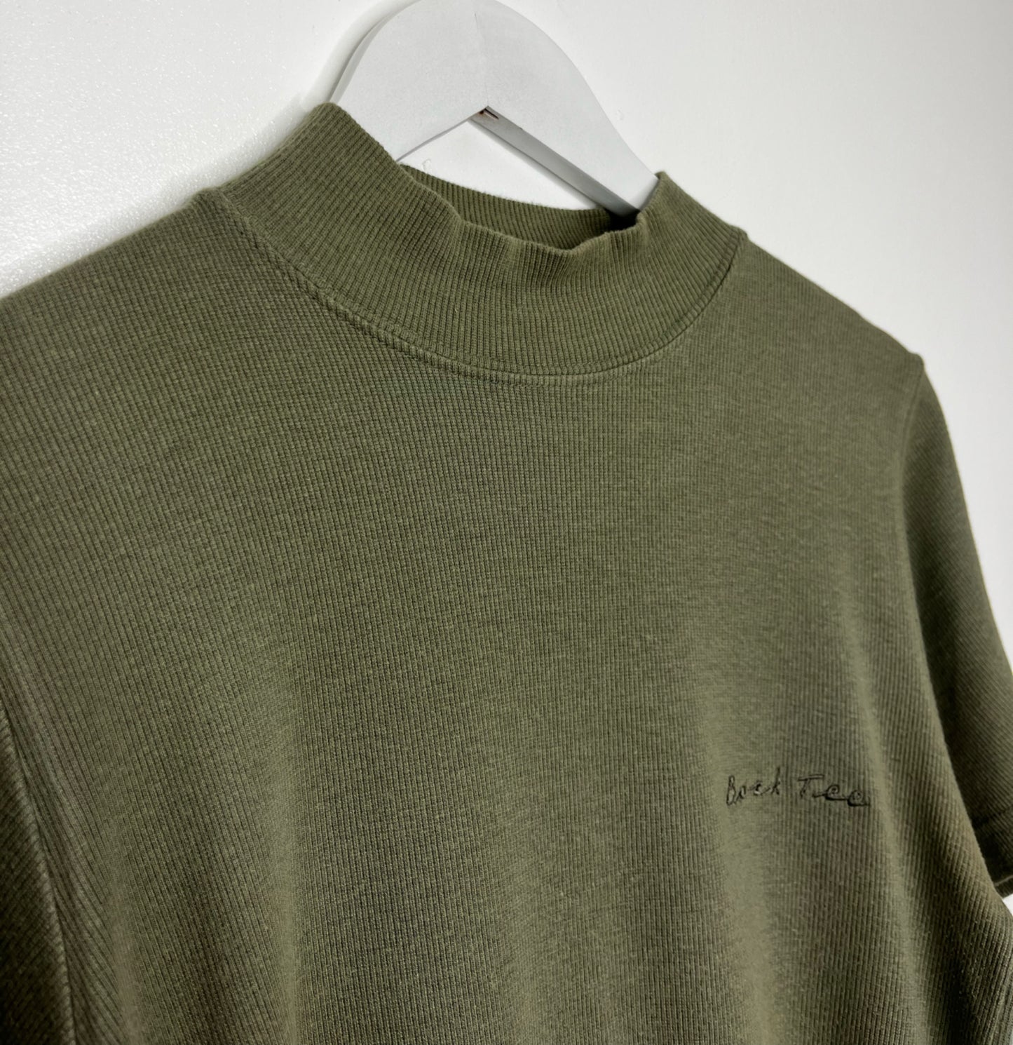 Khaki Highneck Top