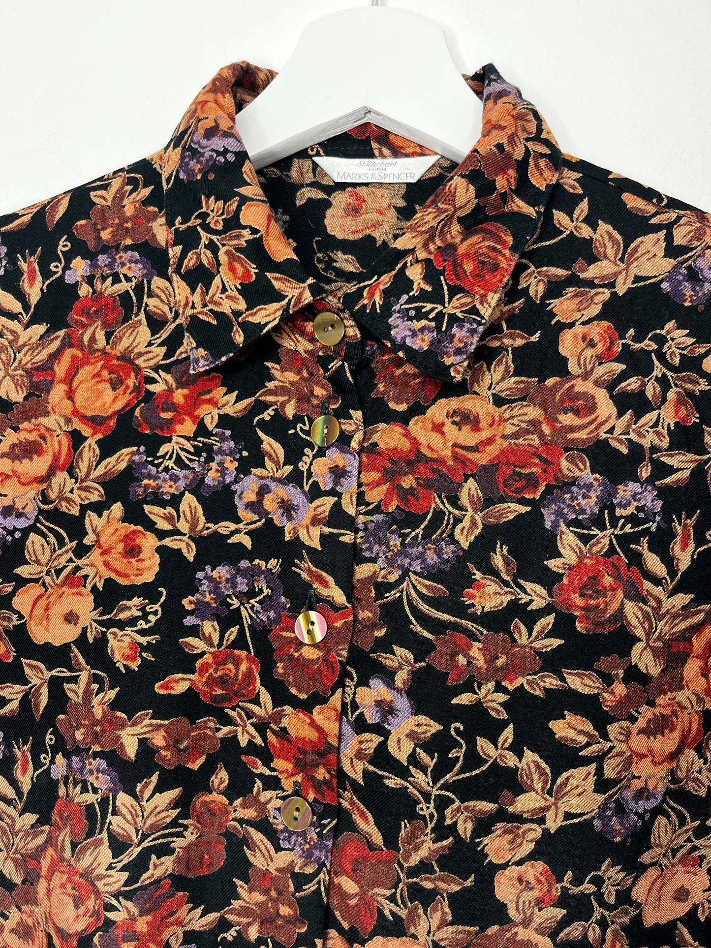 Long Sleeve Autumnal Floral Shirt