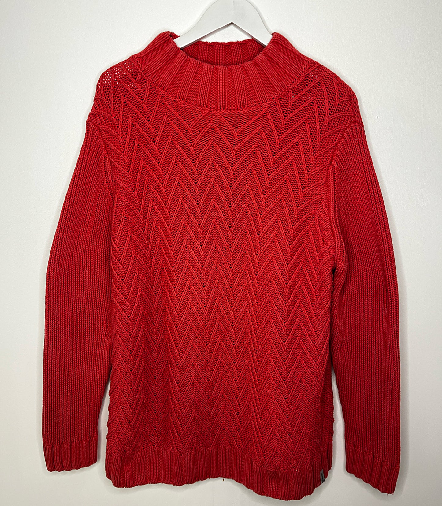 Pure Cotton Coral Vintage Jumper