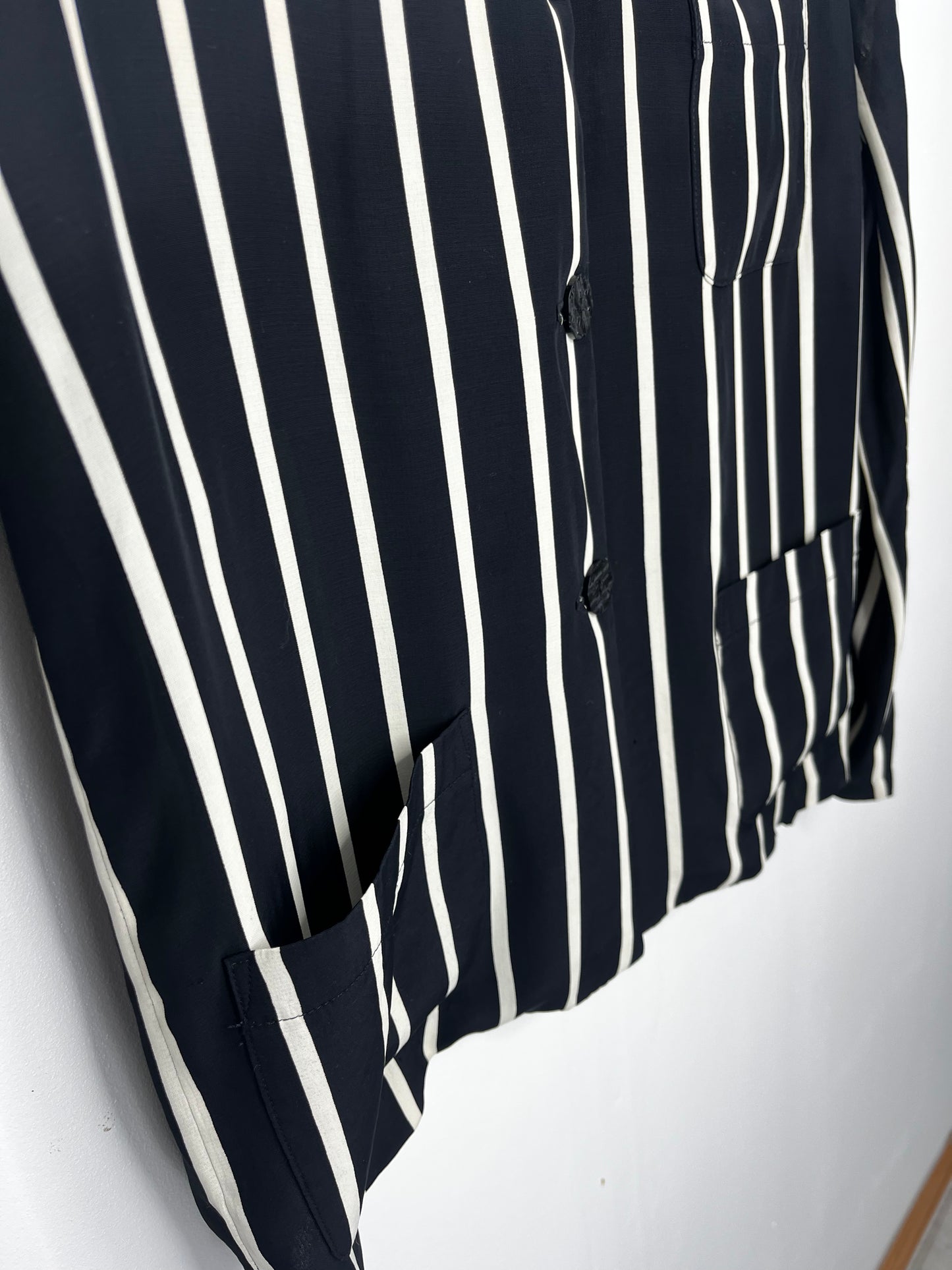 Monochrome Stripe Vintage Shirt