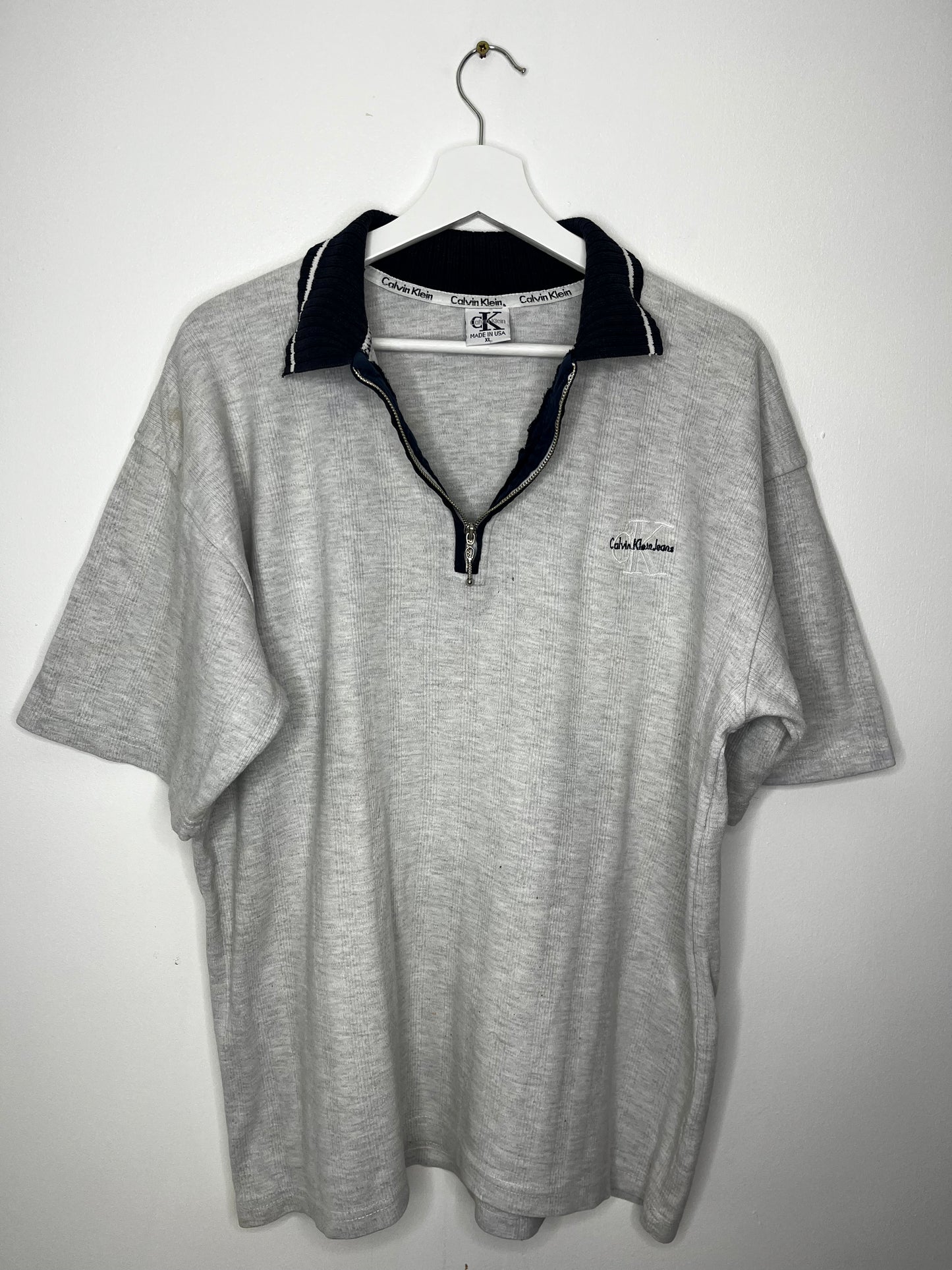 True Vintage Quarter Zip Calvin Klein Polo