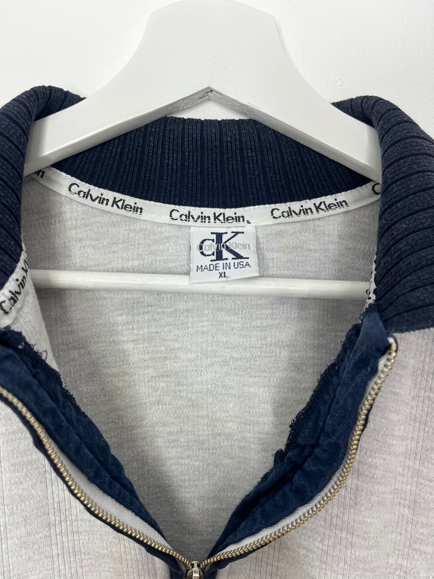 True Vintage Quarter Zip Calvin Klein Polo