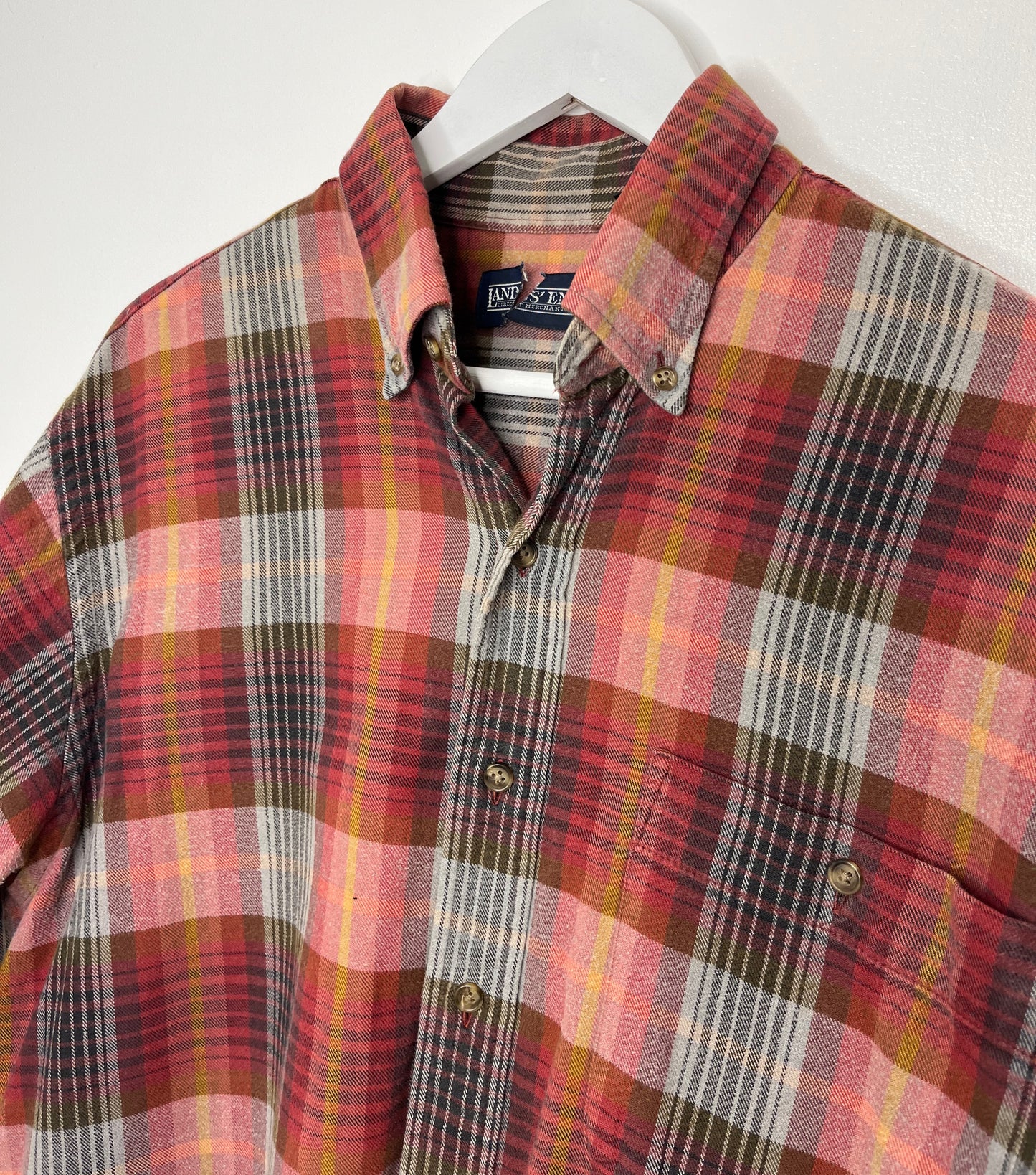 Long Sleeve Checked Slouchy Shirt