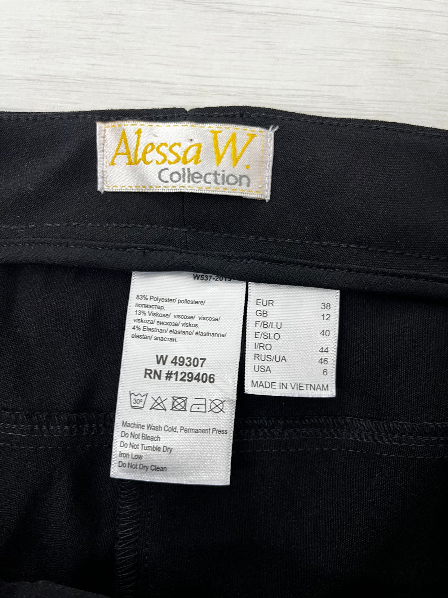 Low Rise Black Y2k Every Day Trousers