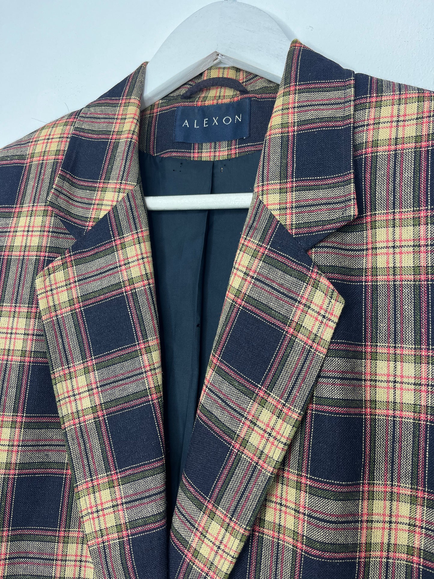 Autumnal Checked Vintage Blazer