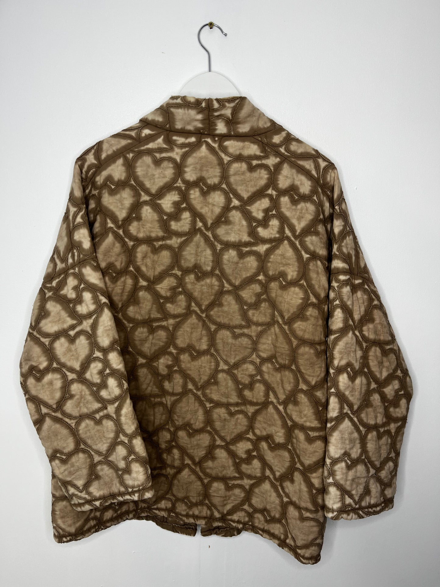 Quilted Earthy Heart Vintage Jacket