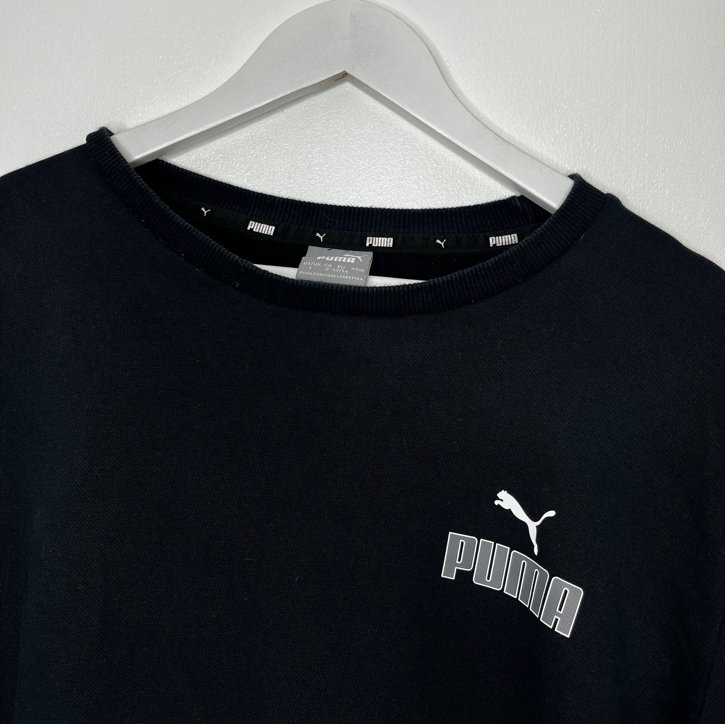 Black Puma Crew Neck