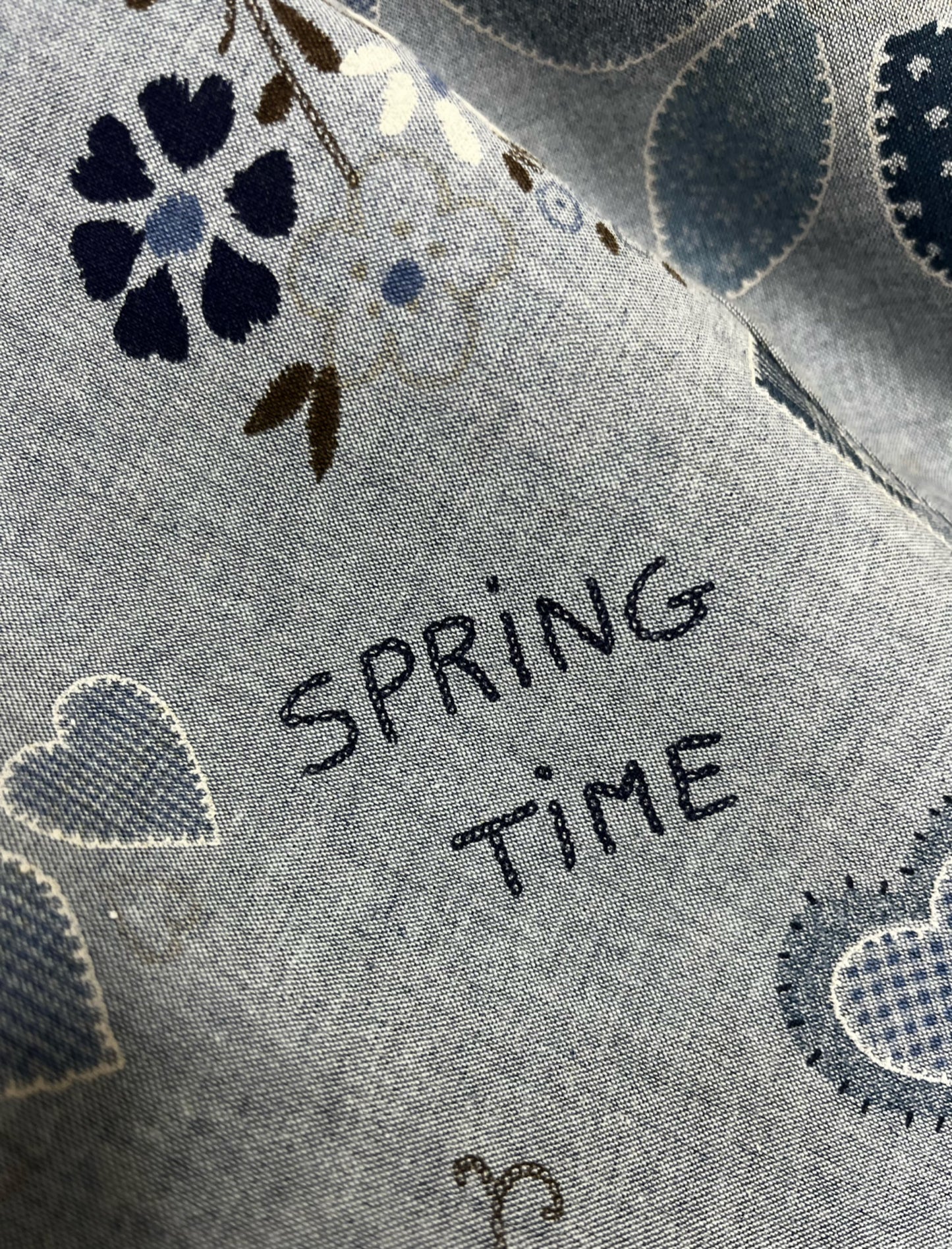 Blue Vintage Spring Time Shirt