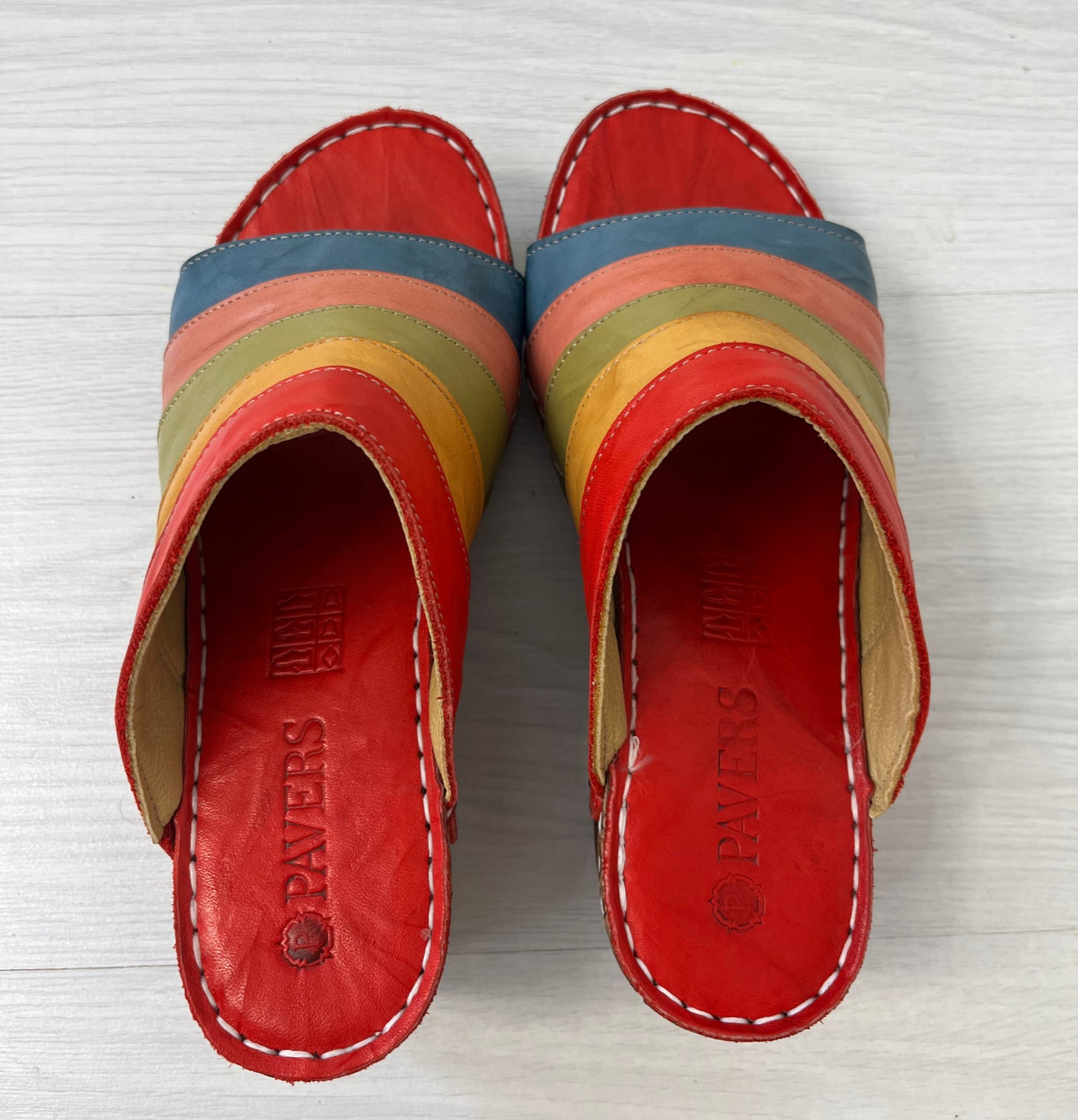 Colourful Vintage Wedge Shoe